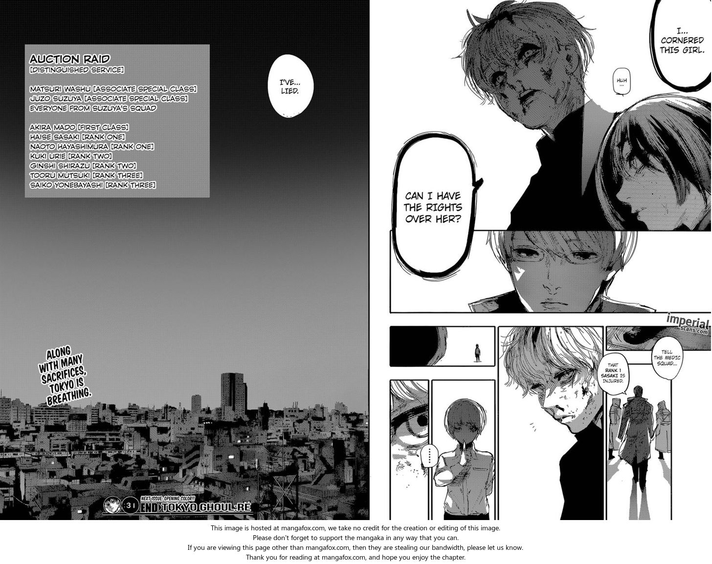 Read Tokyo Ghoul re en Manga Online
