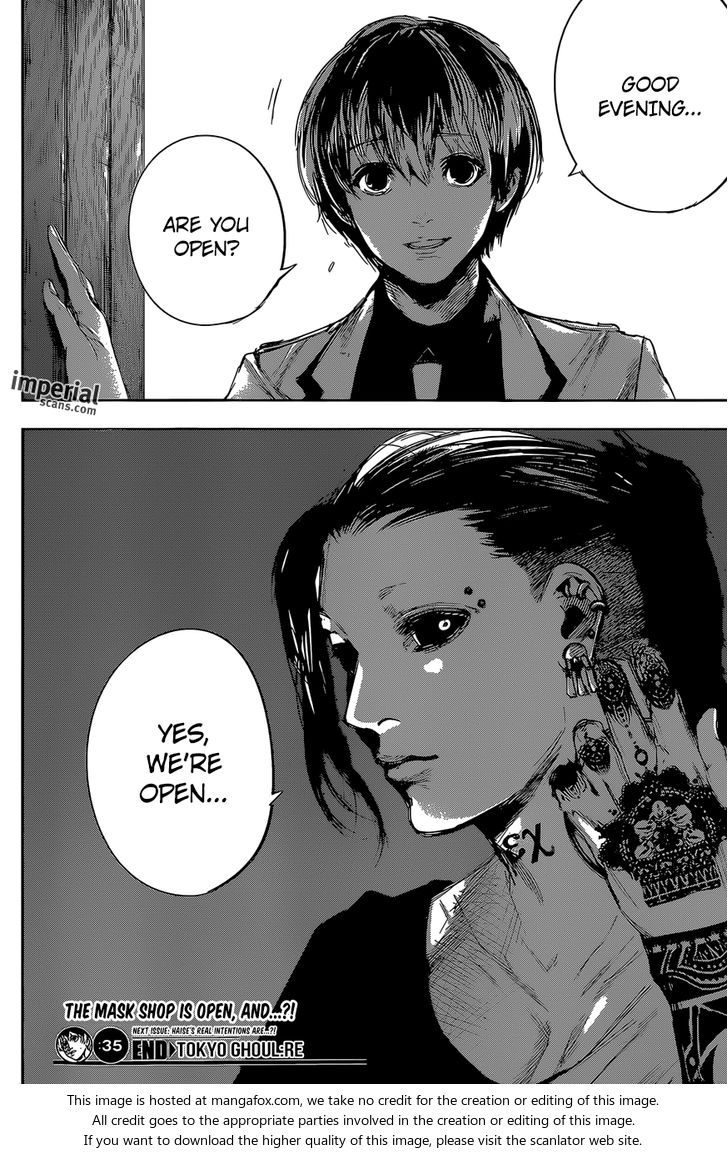 Read Tokyo Ghoul re en Manga Online