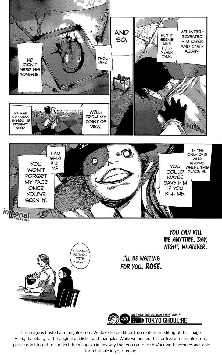 Read Tokyo Ghoul re en Manga Online