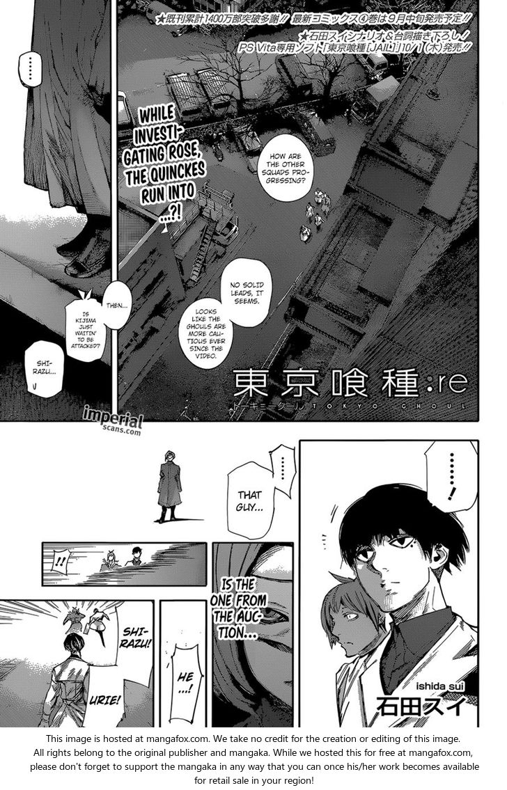 Read Tokyo Ghoul re en Manga Online