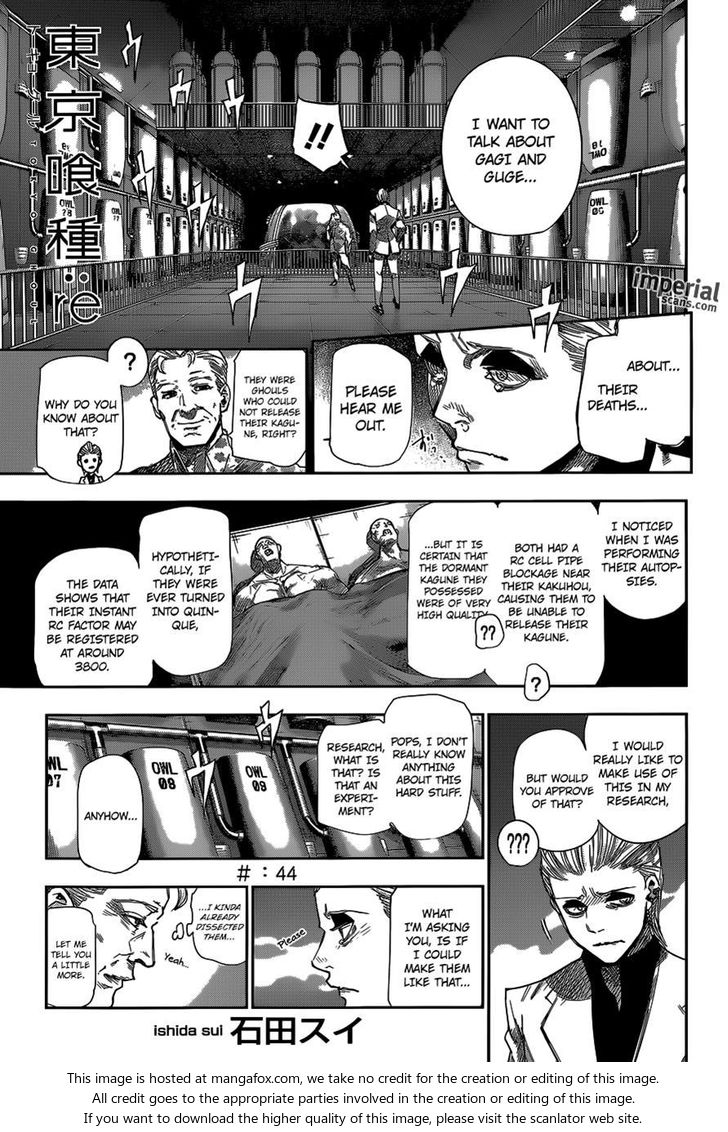 Read Tokyo Ghoul re en Manga Online