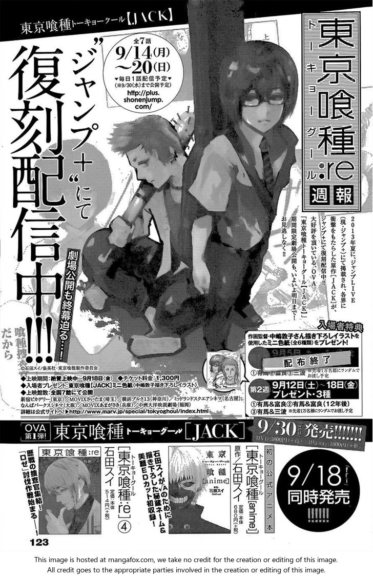Read Tokyo Ghoul re en Manga Online
