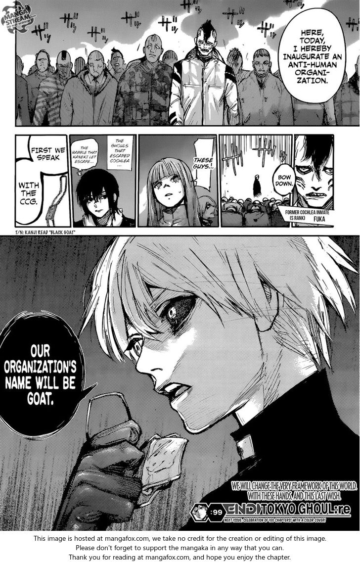Read Tokyo Ghoul re en Manga Online