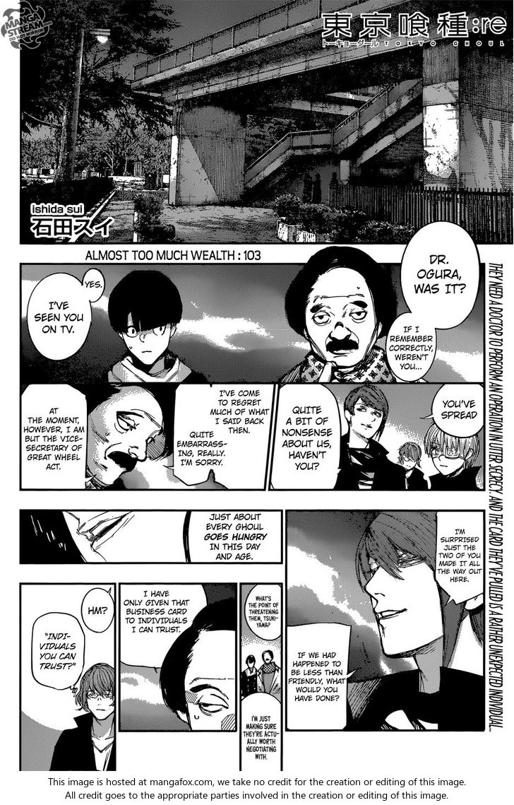 Read Tokyo Ghoul re en Manga Online