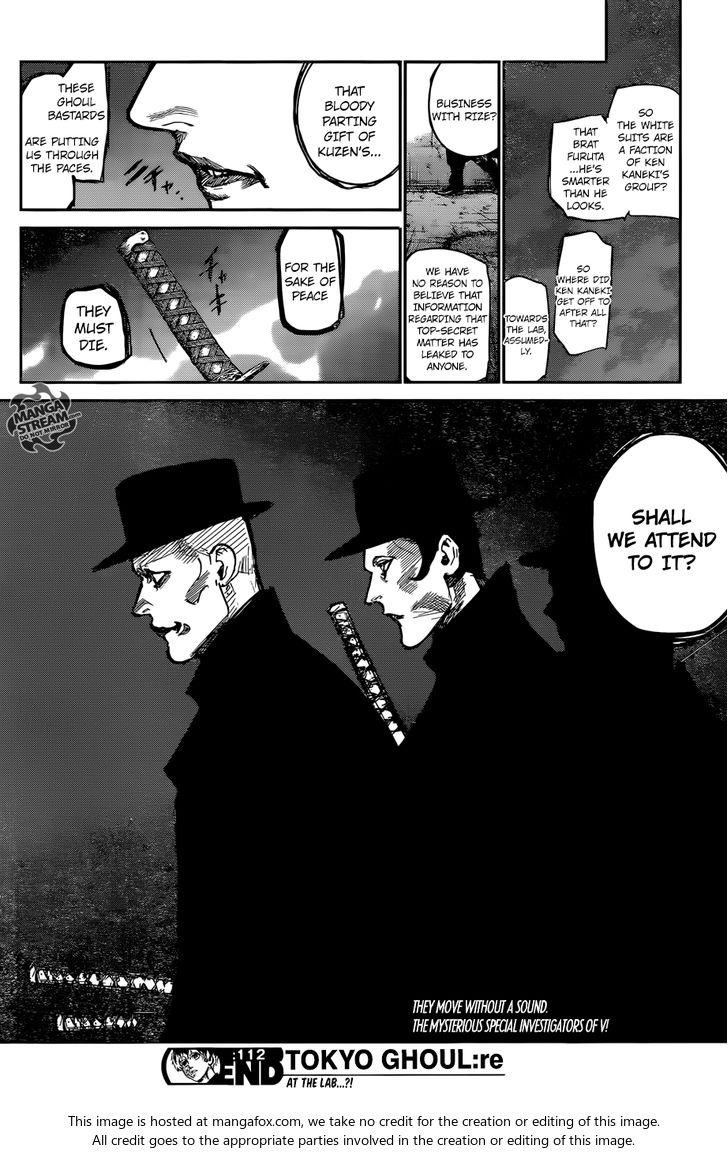 Read Tokyo Ghoul re en Manga Online