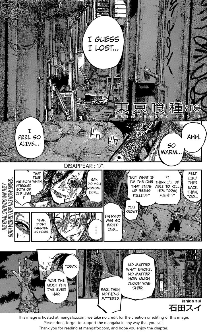 Read Tokyo Ghoul re en Manga Online