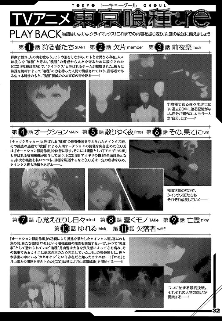 Read Tokyo Ghoul re en Manga Online