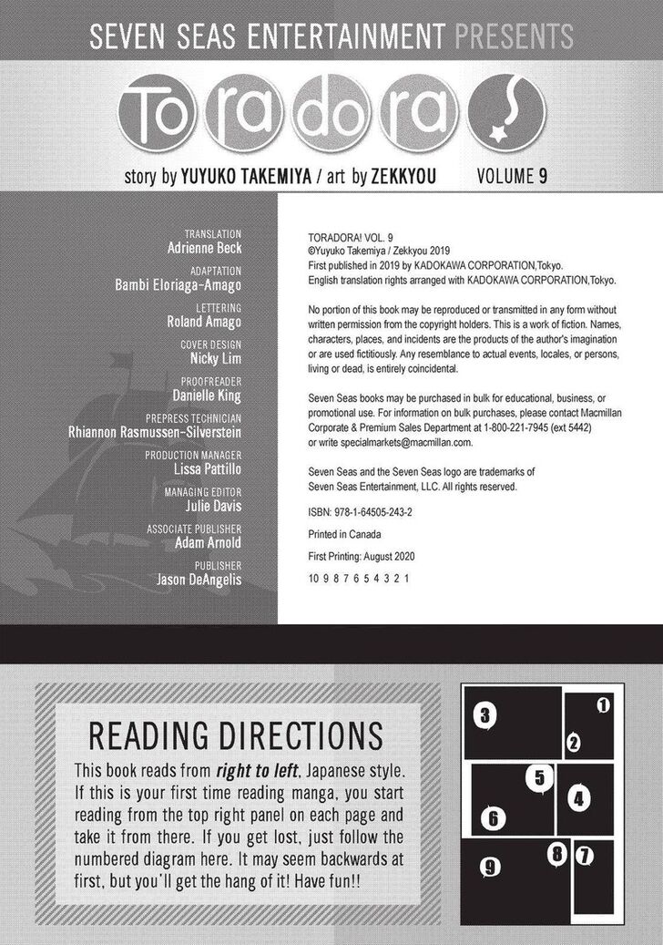 Read Toradora! EN Manga Online
