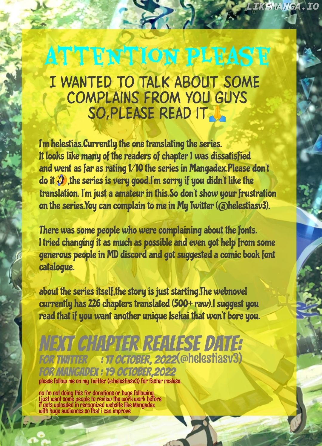 Read Water Magician en Manga Online