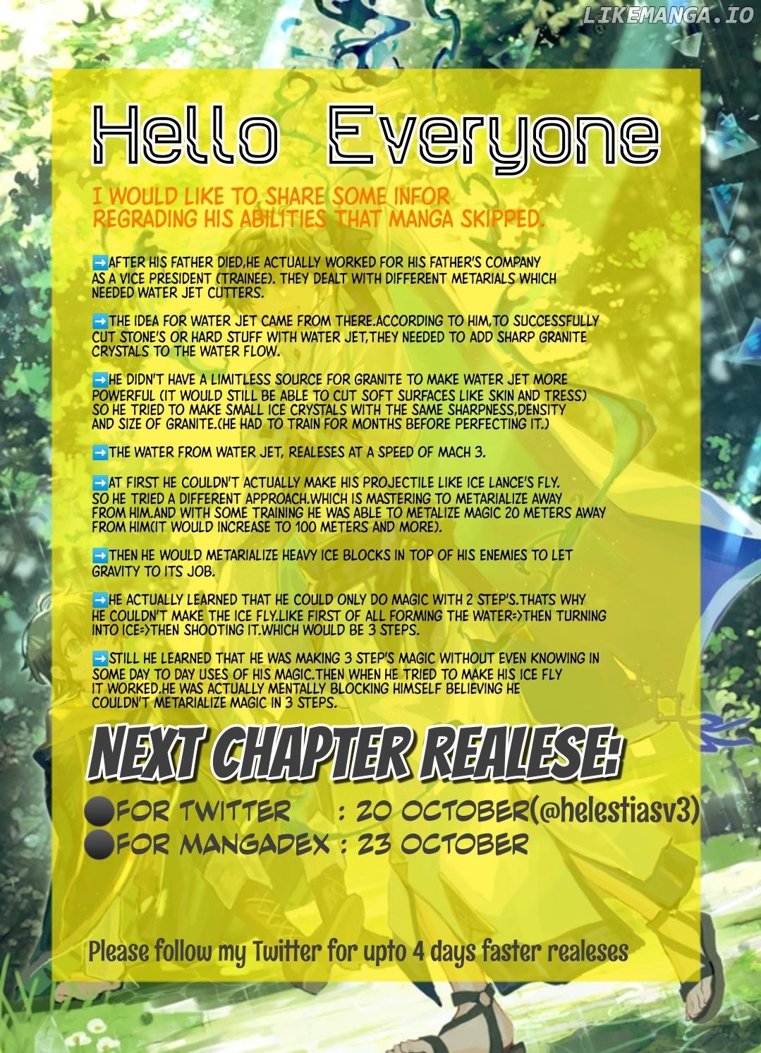 Read Water Magician en Manga Online