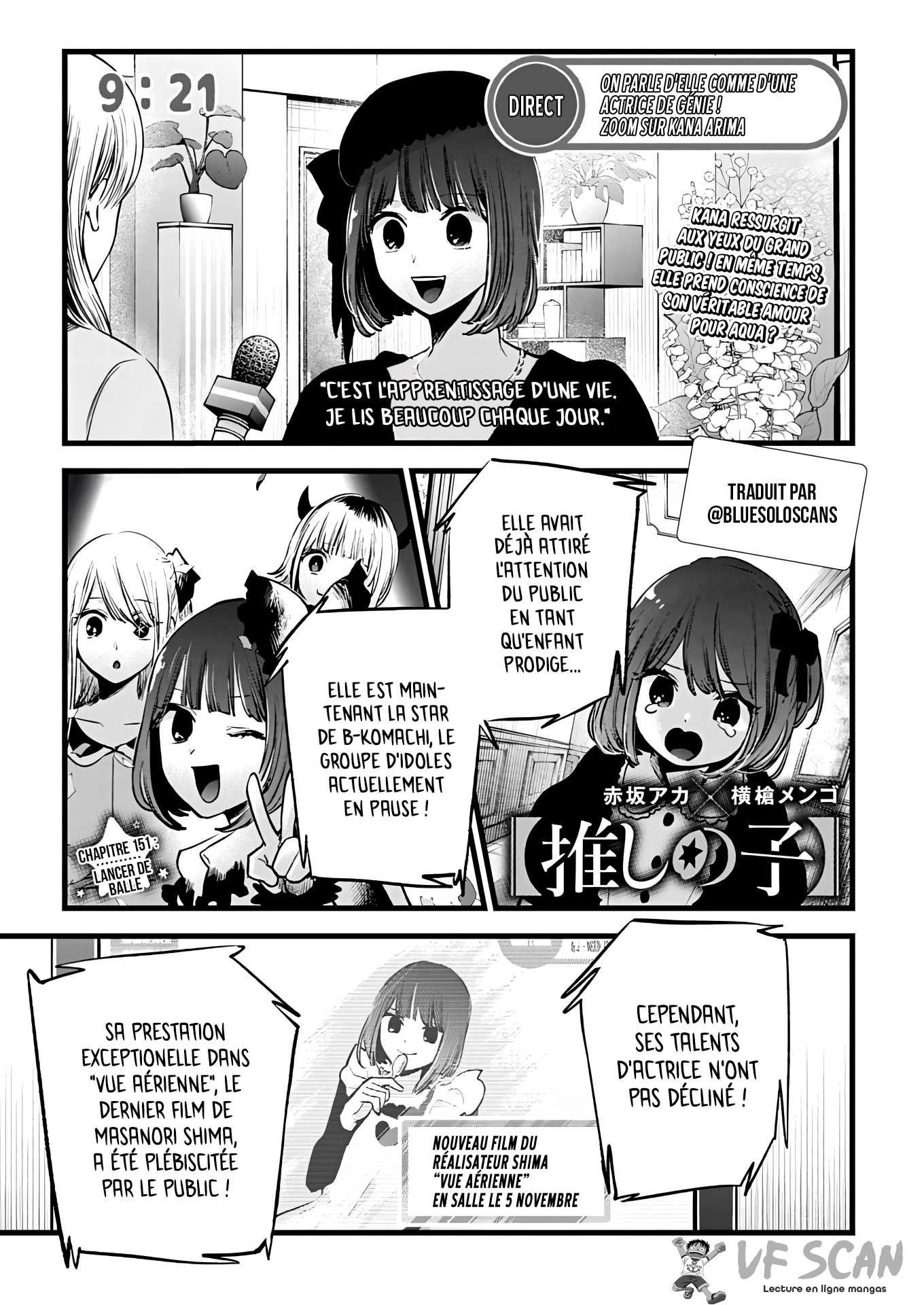 Read Oshi No Ko FR Manga Online