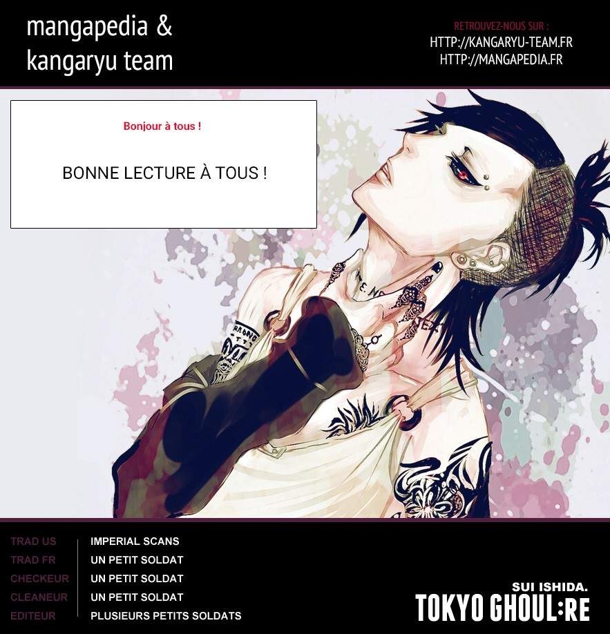 Read Tokyo Ghoul Re FR Manga Online