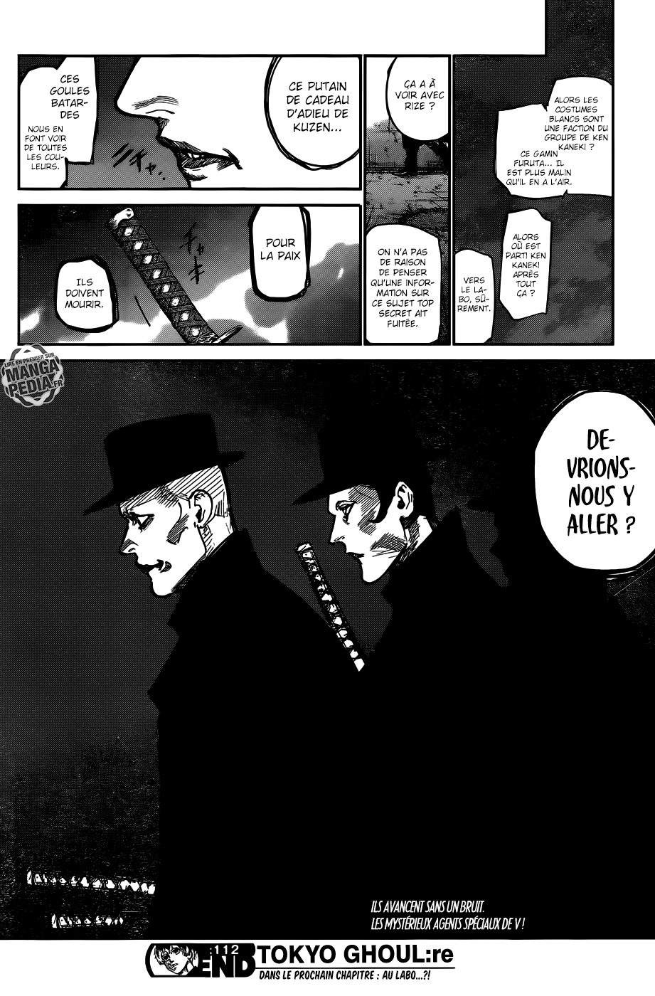 Read Tokyo Ghoul Re FR Manga Online