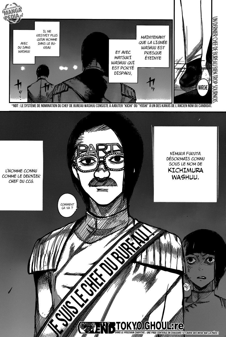 Read Tokyo Ghoul Re FR Manga Online