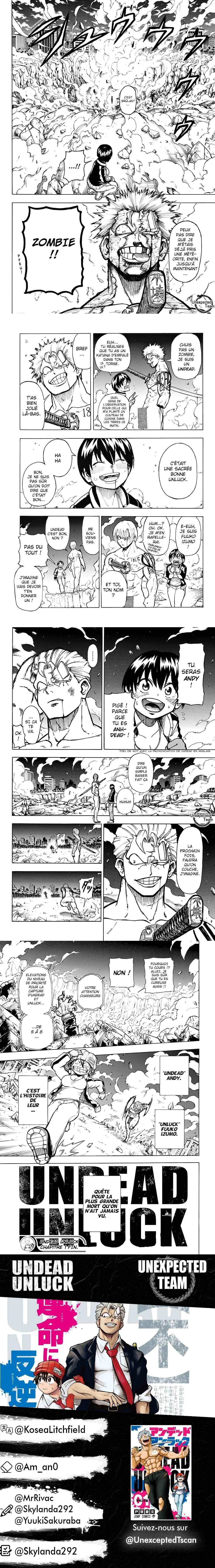 Read Undead Unluck FR Manga Online