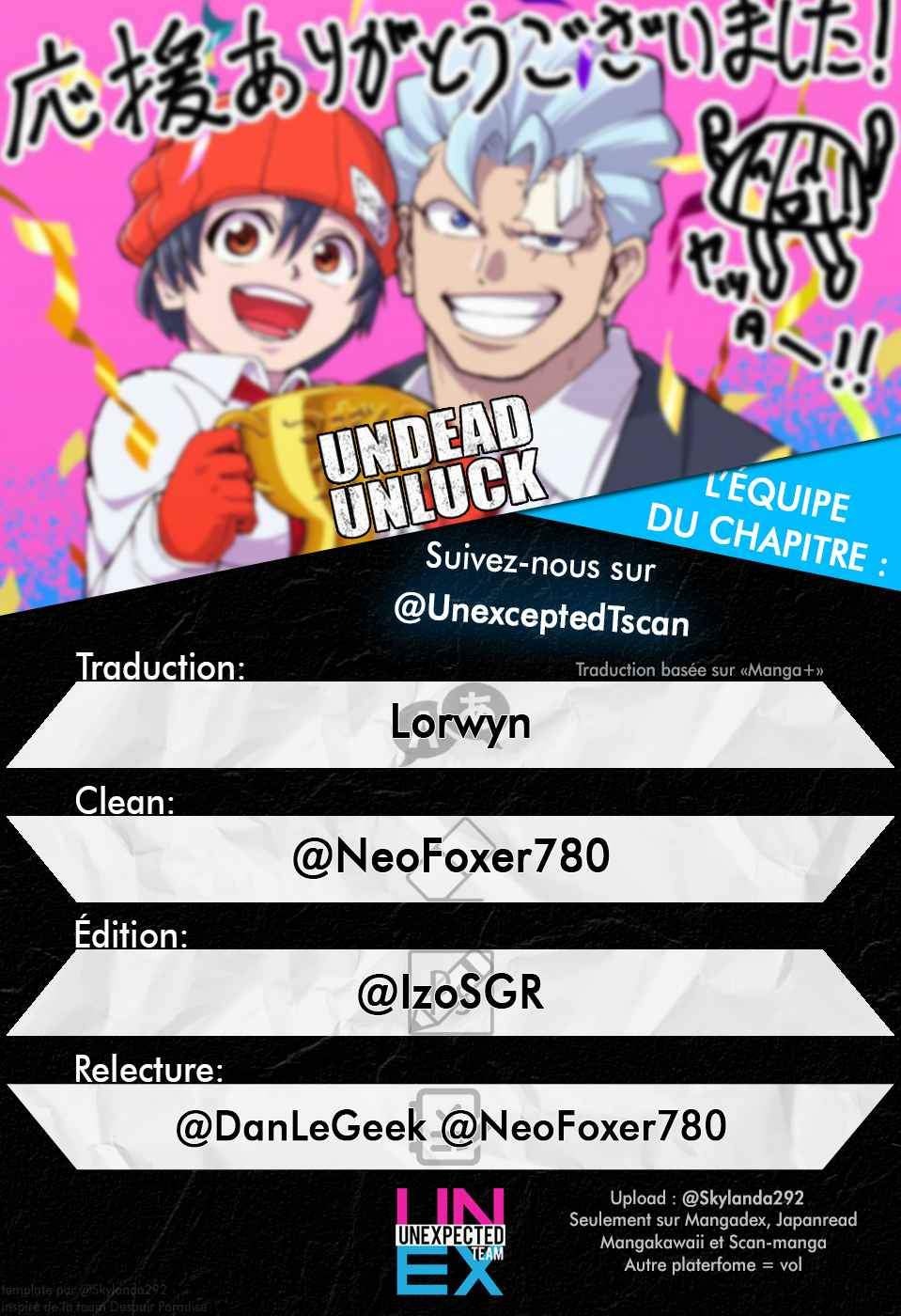 Read Undead Unluck FR Manga Online