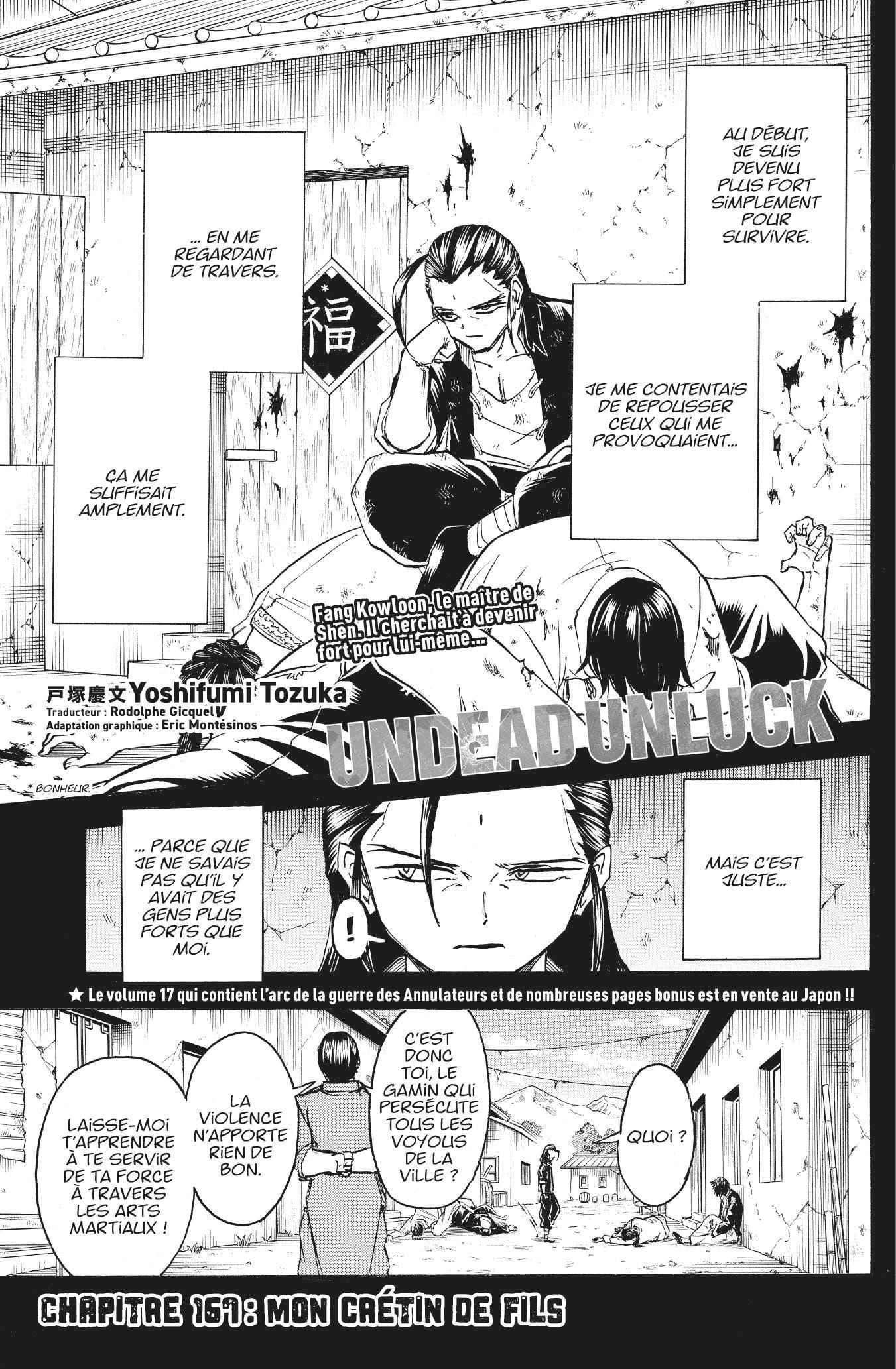 Read Undead Unluck FR Manga Online