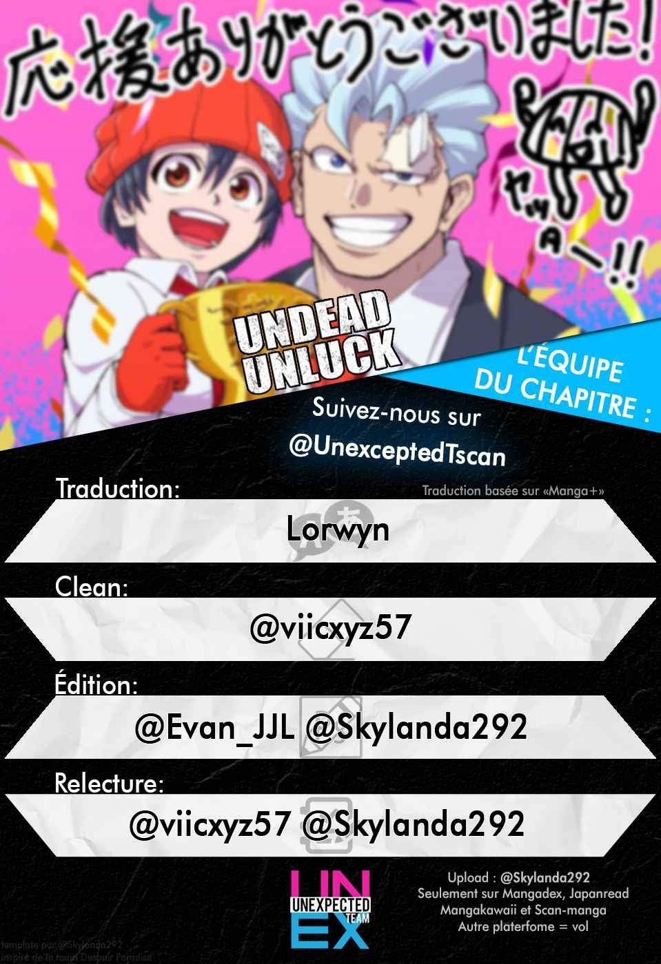 Read Undead Unluck FR Manga Online