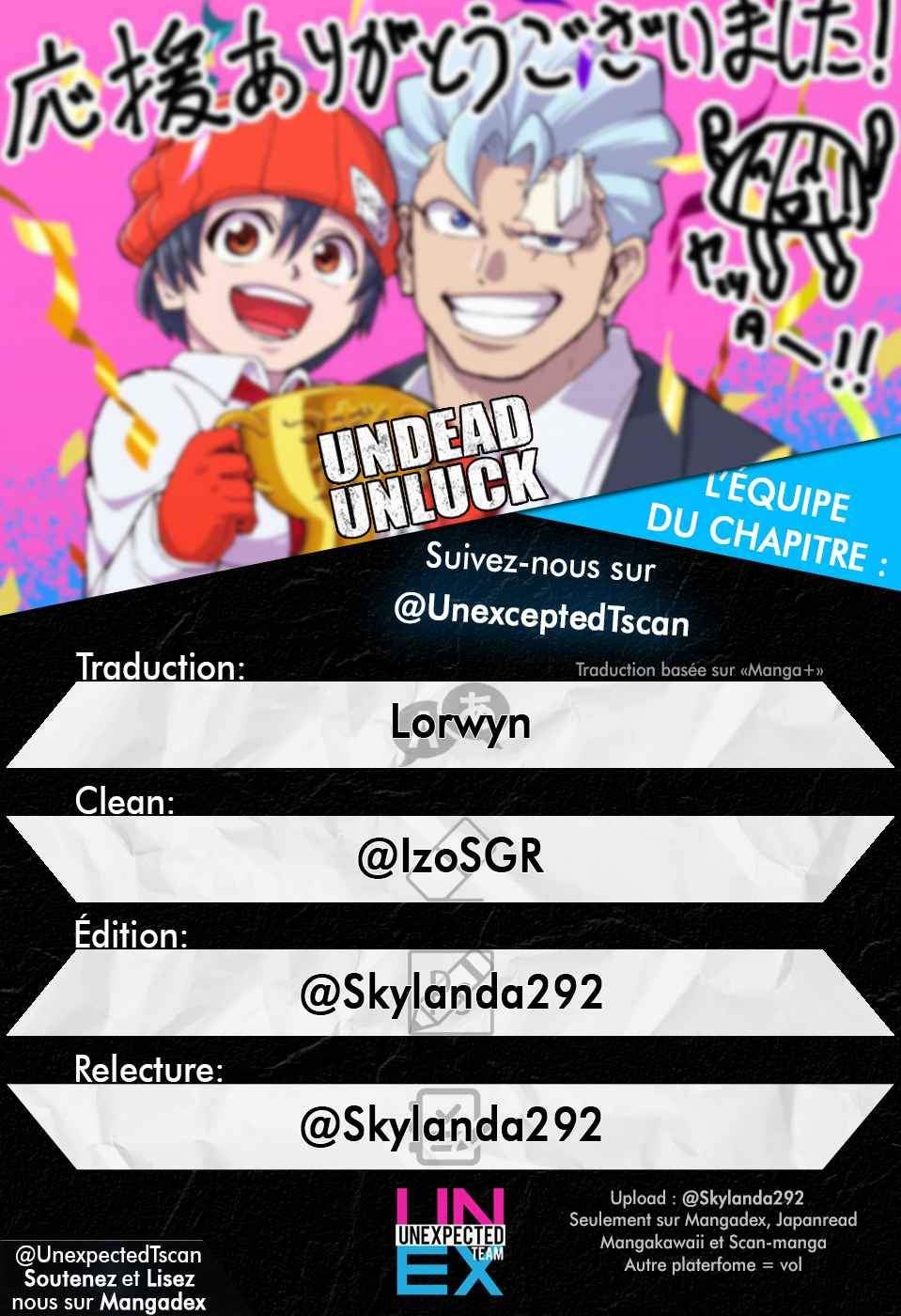 Read Undead Unluck FR Manga Online