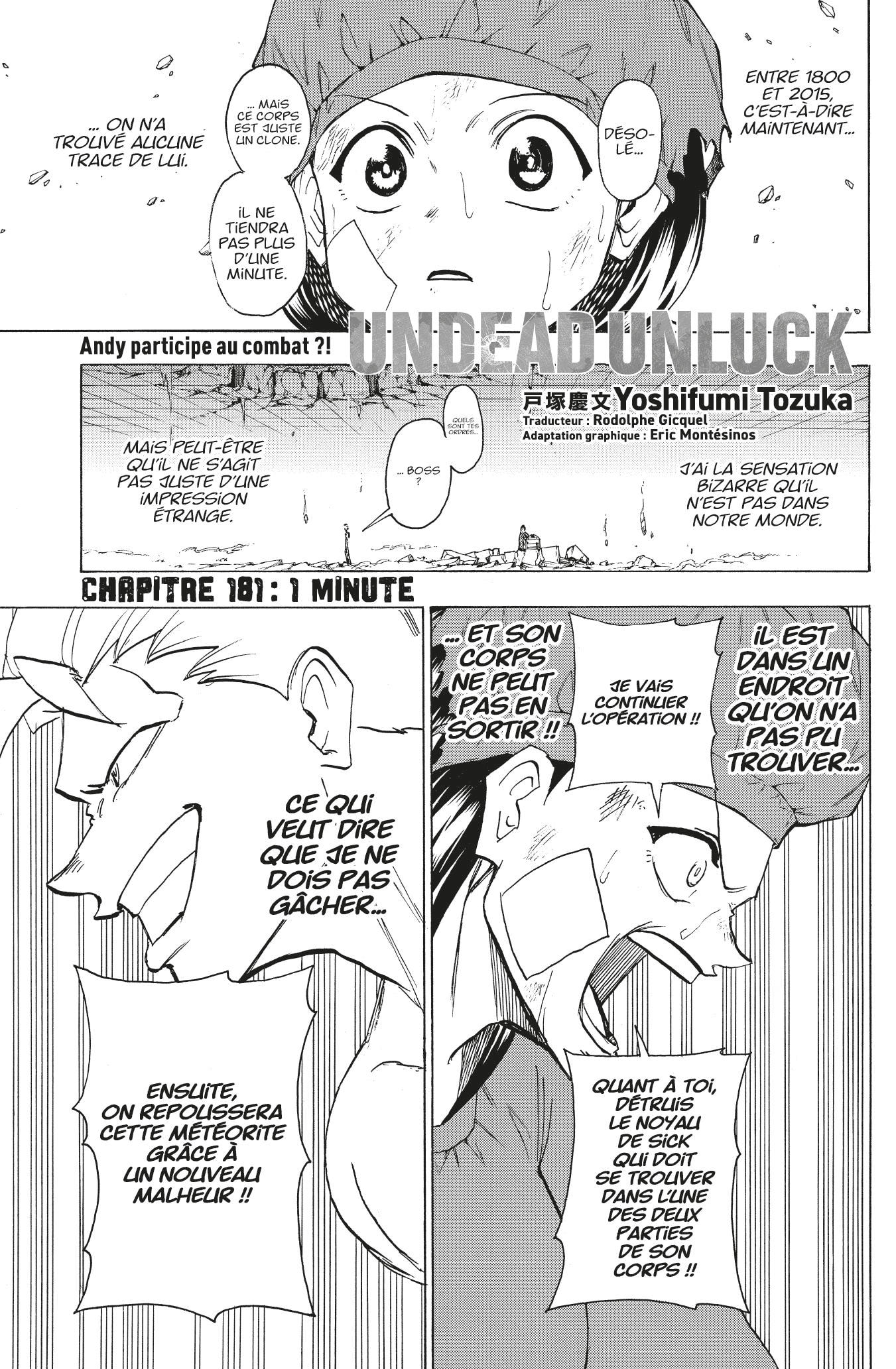 Read Undead Unluck FR Manga Online