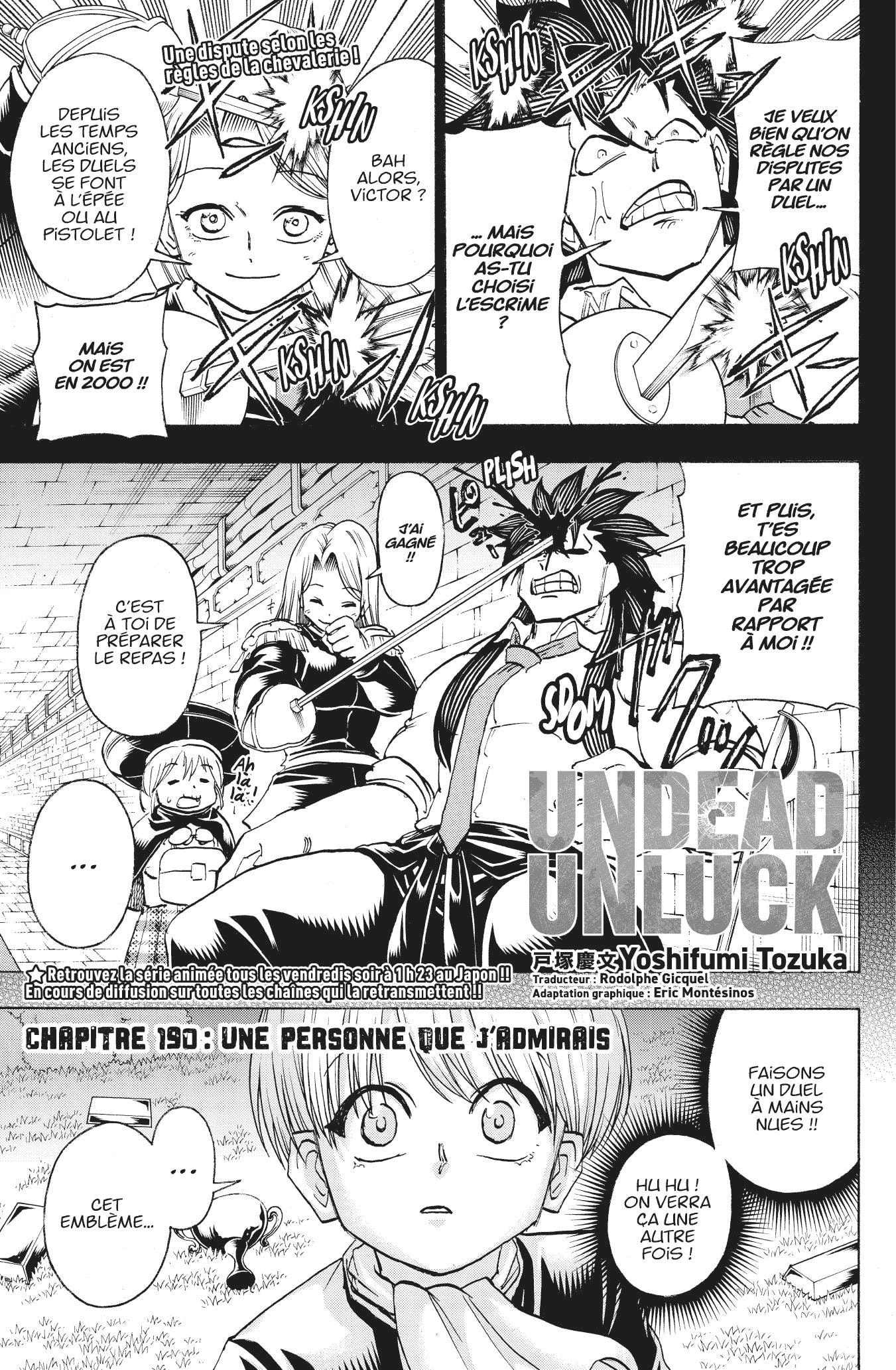 Read Undead Unluck FR Manga Online