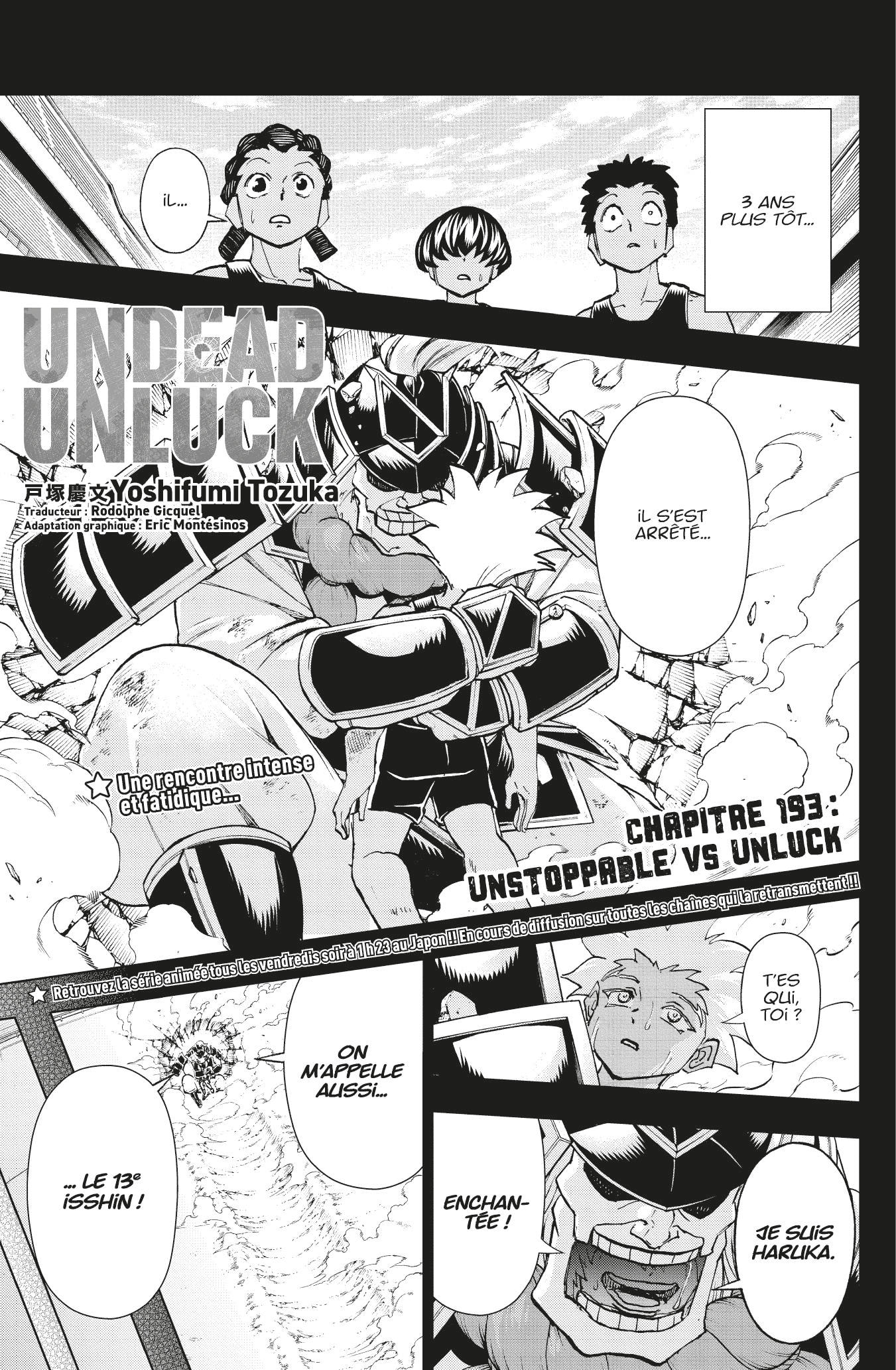 Read Undead Unluck FR Manga Online