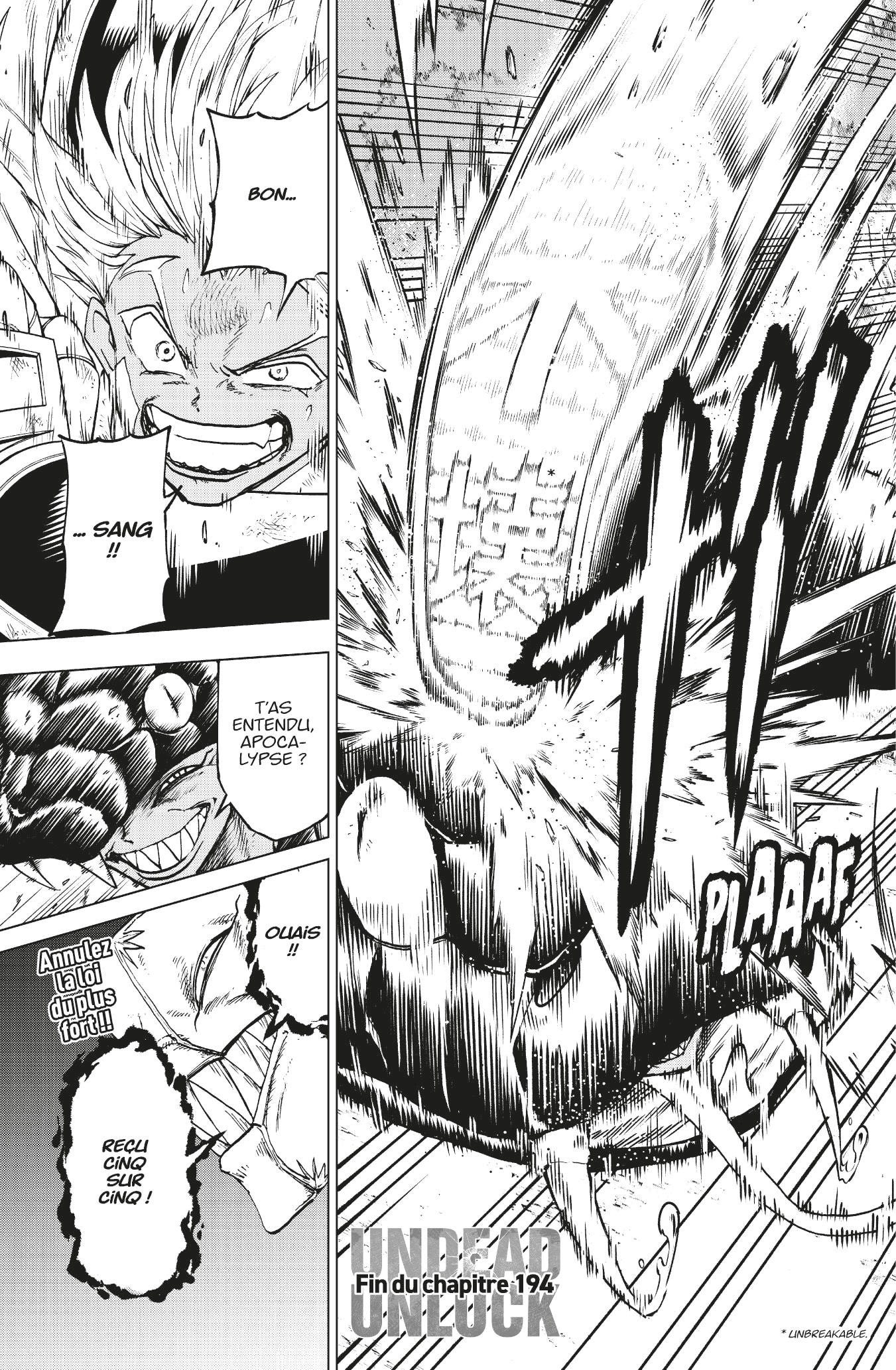 Read Undead Unluck FR Manga Online