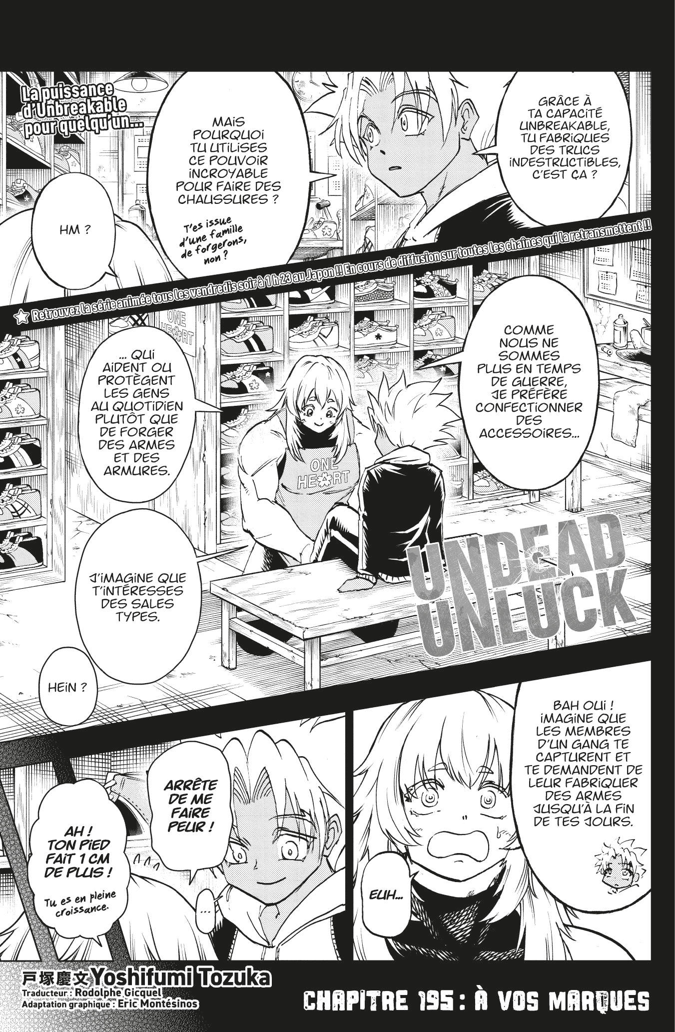 Read Undead Unluck FR Manga Online