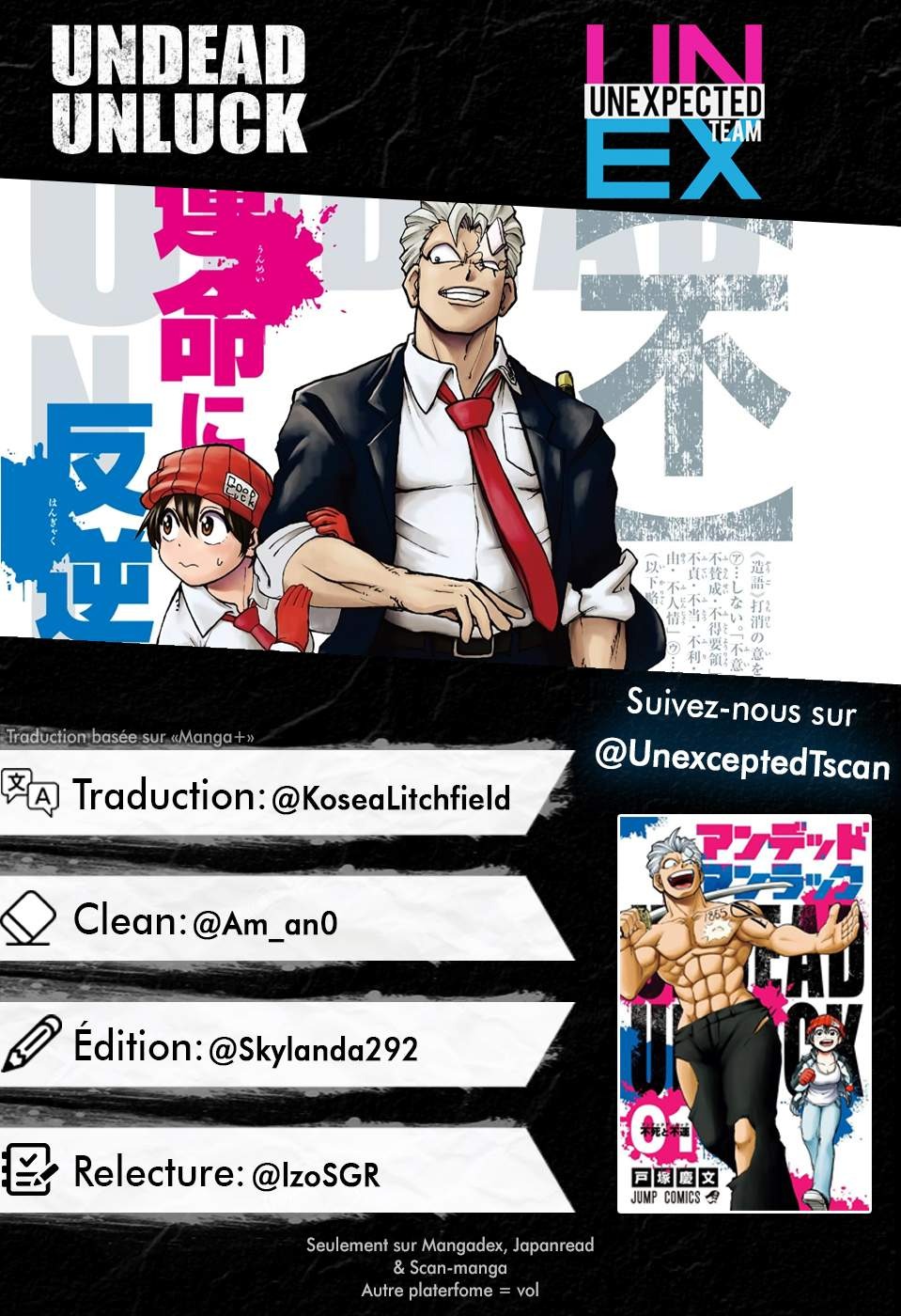 Read Undead Unluck FR Manga Online