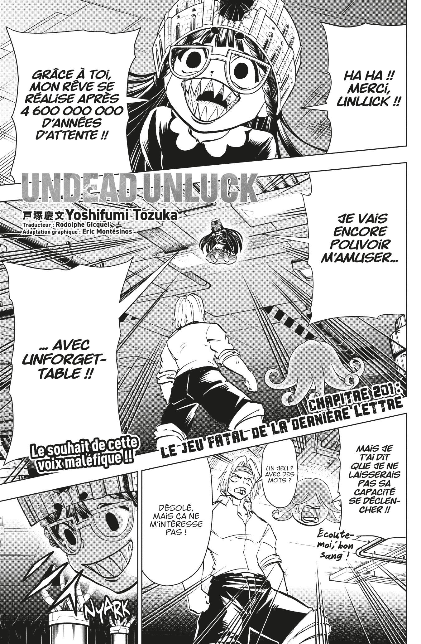Read Undead Unluck FR Manga Online