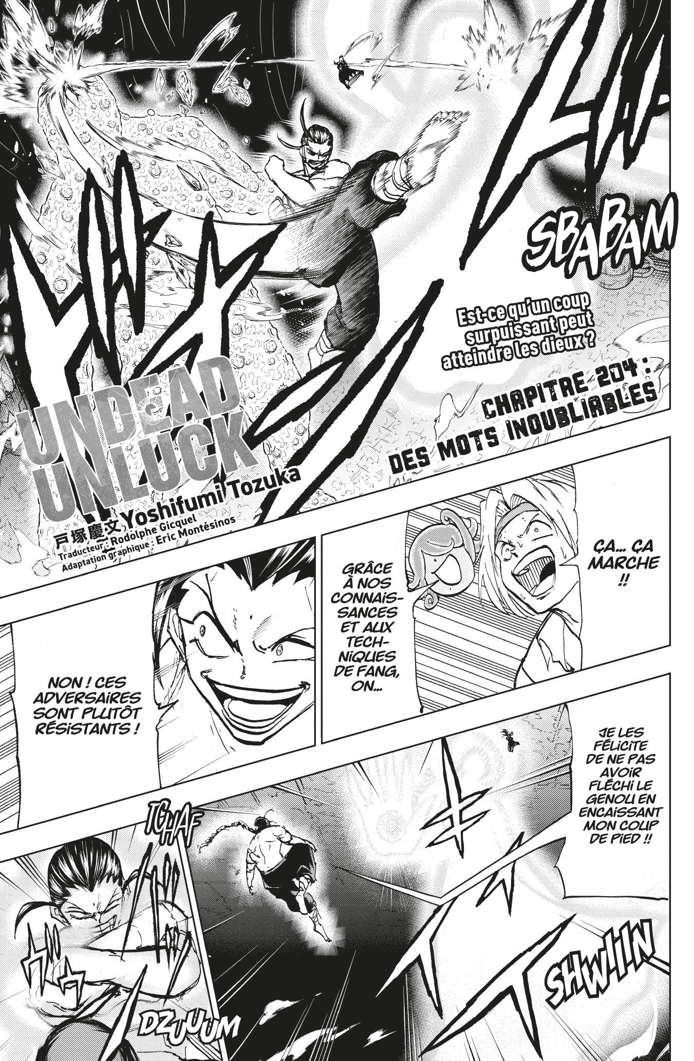 Read Undead Unluck FR Manga Online