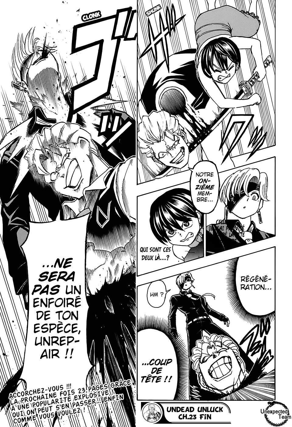 Read Undead Unluck FR Manga Online