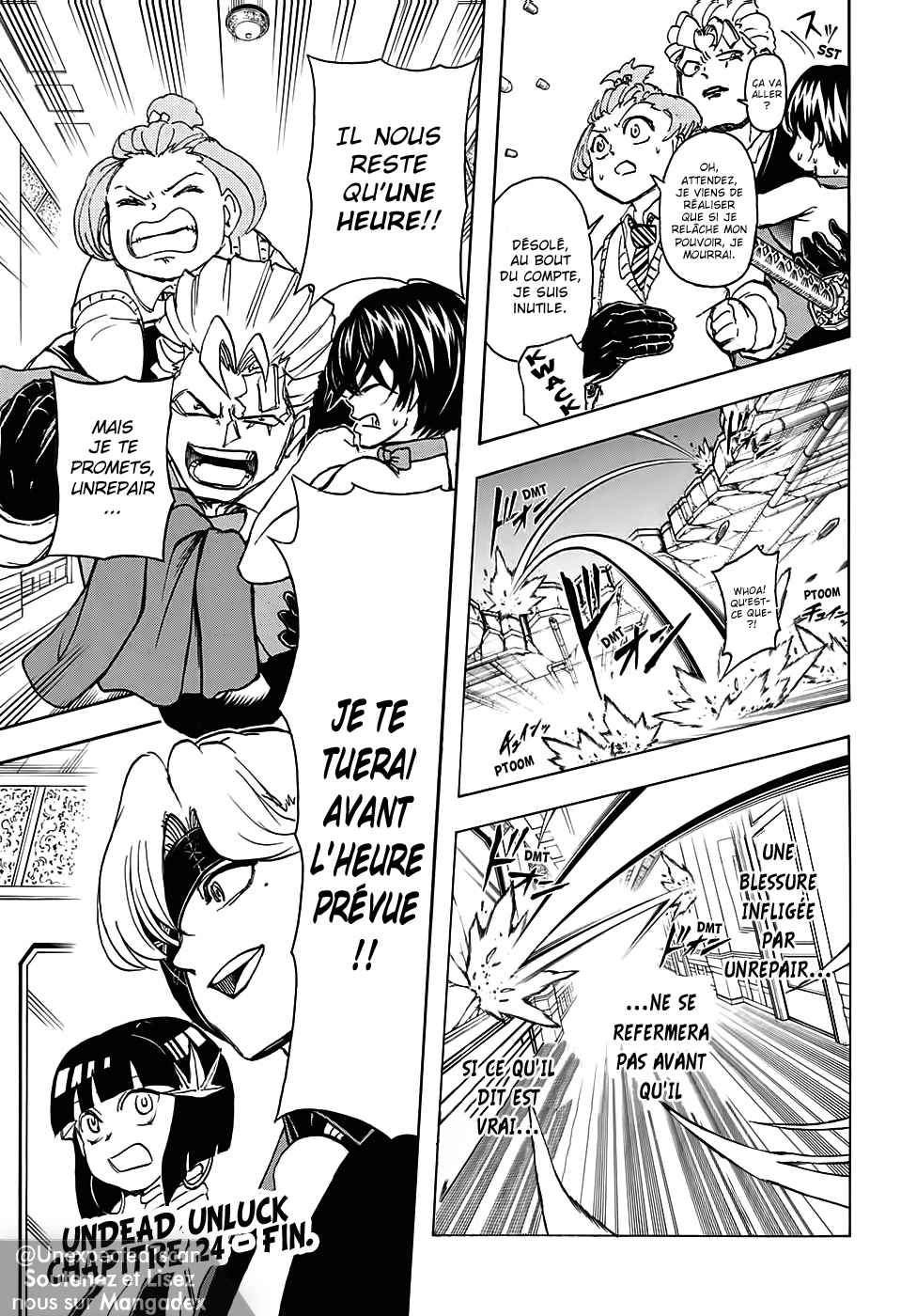 Read Undead Unluck FR Manga Online