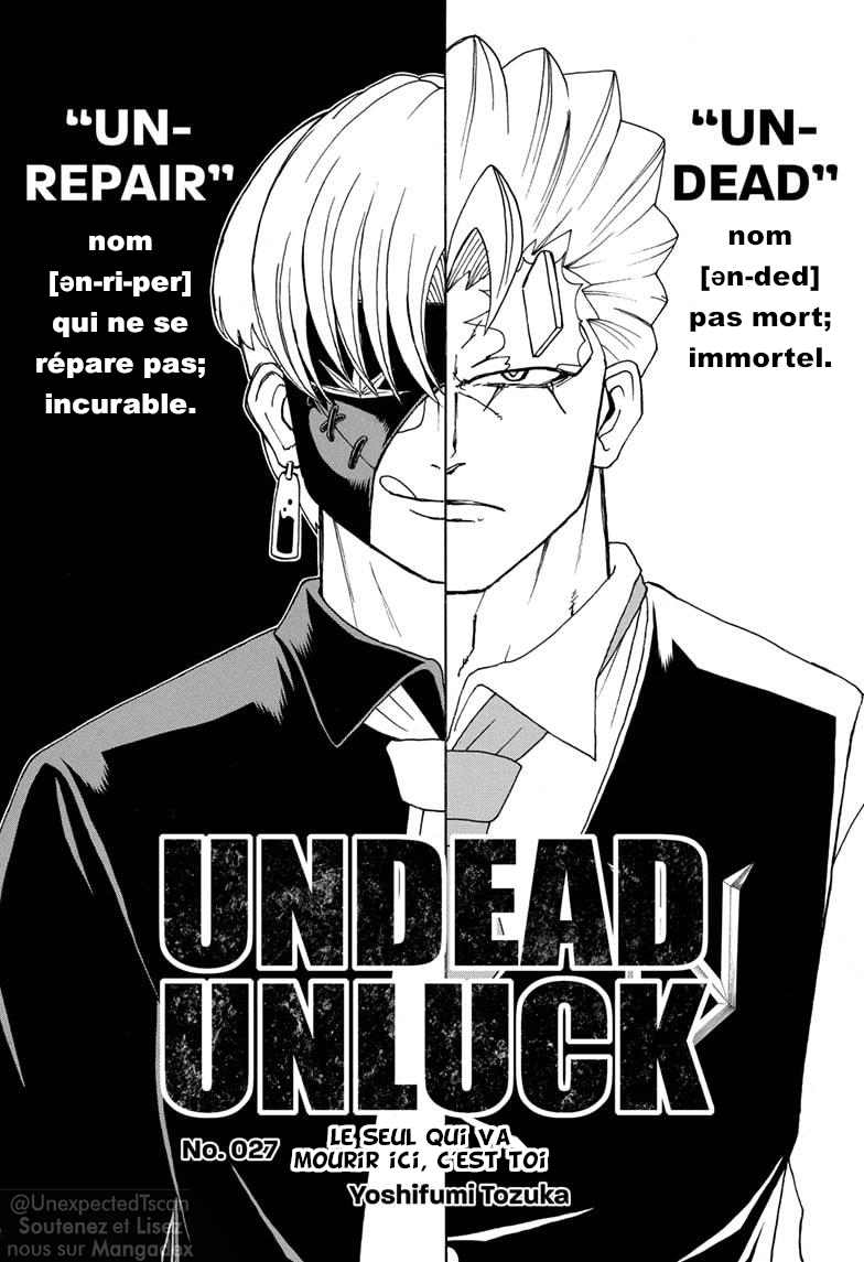 Read Undead Unluck FR Manga Online