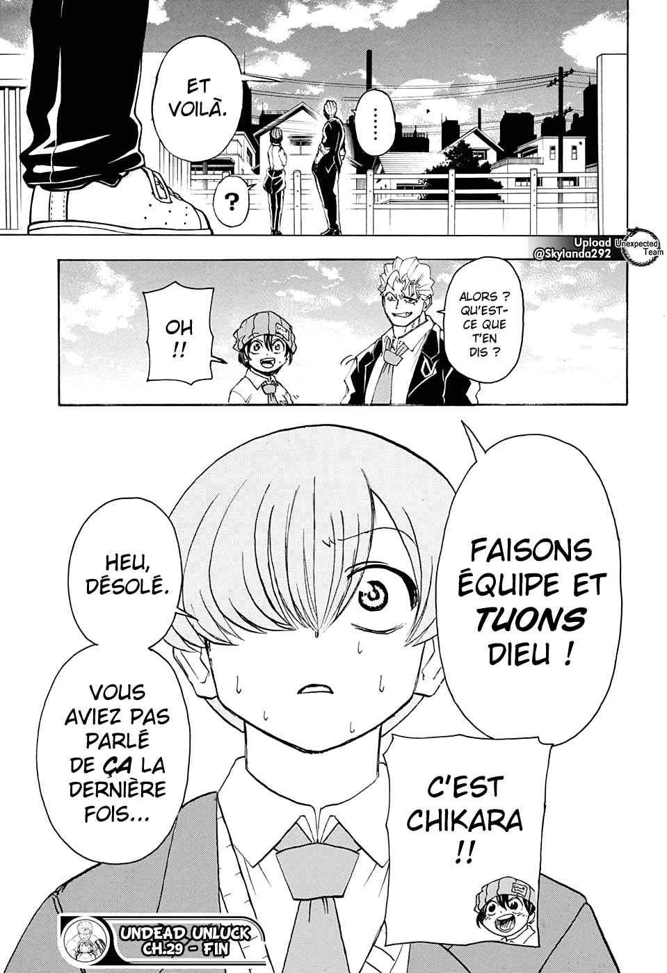 Read Undead Unluck FR Manga Online