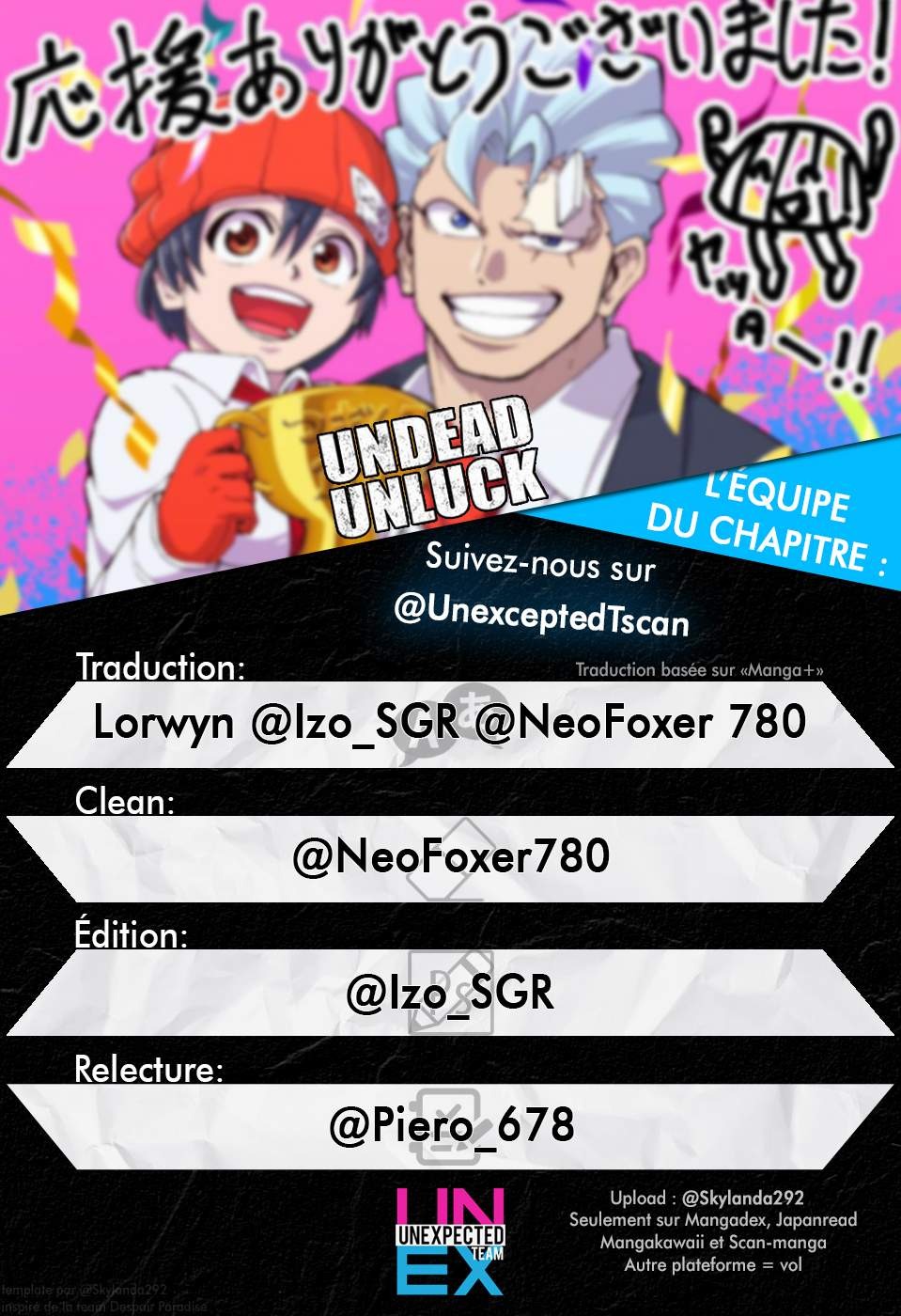 Read Undead Unluck FR Manga Online