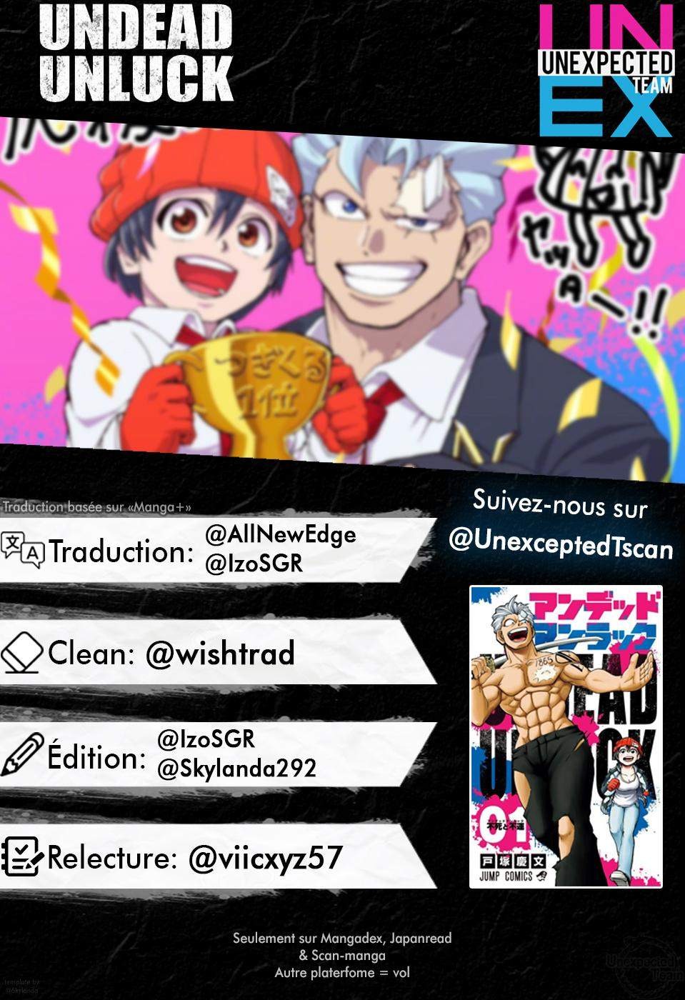 Read Undead Unluck FR Manga Online