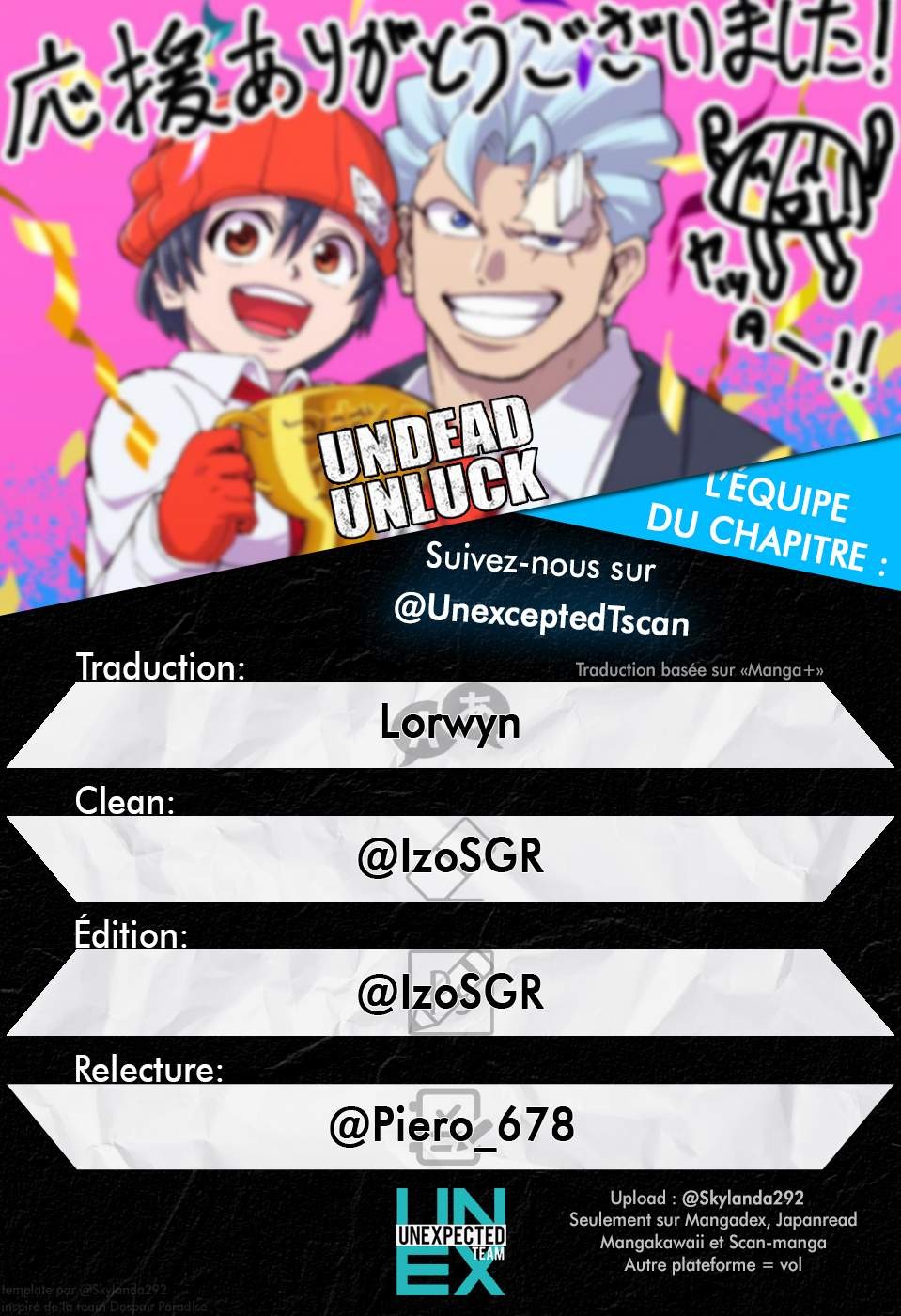Read Undead Unluck FR Manga Online