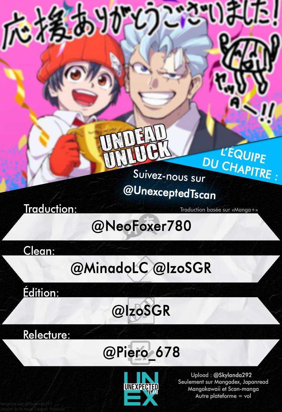 Read Undead Unluck FR Manga Online