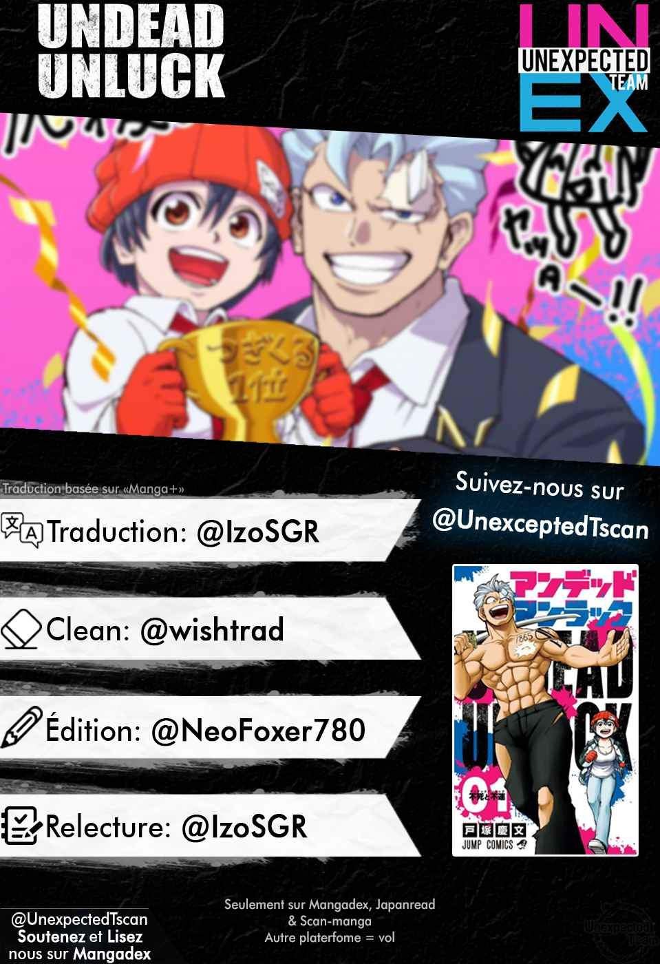 Read Undead Unluck FR Manga Online