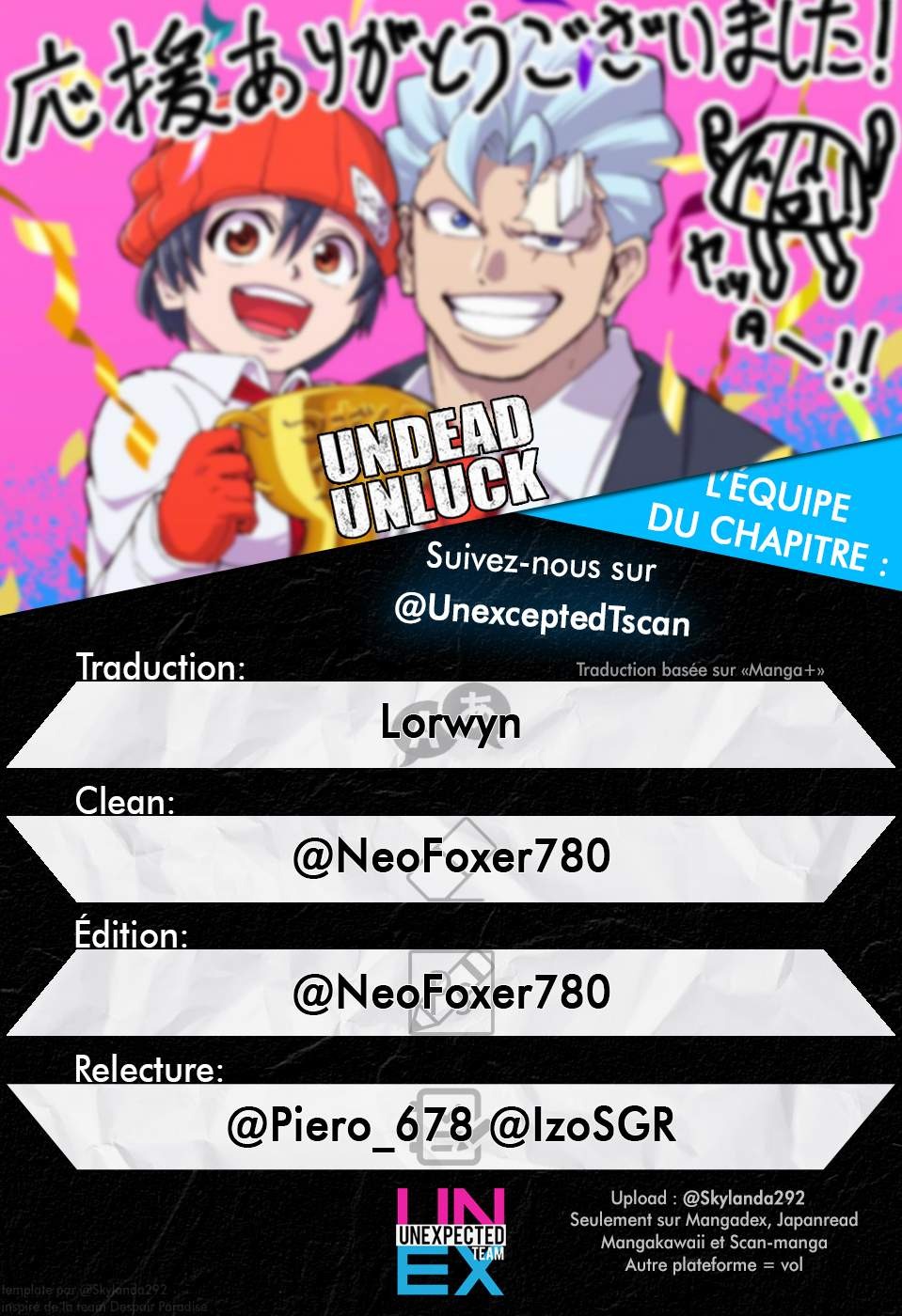 Read Undead Unluck FR Manga Online