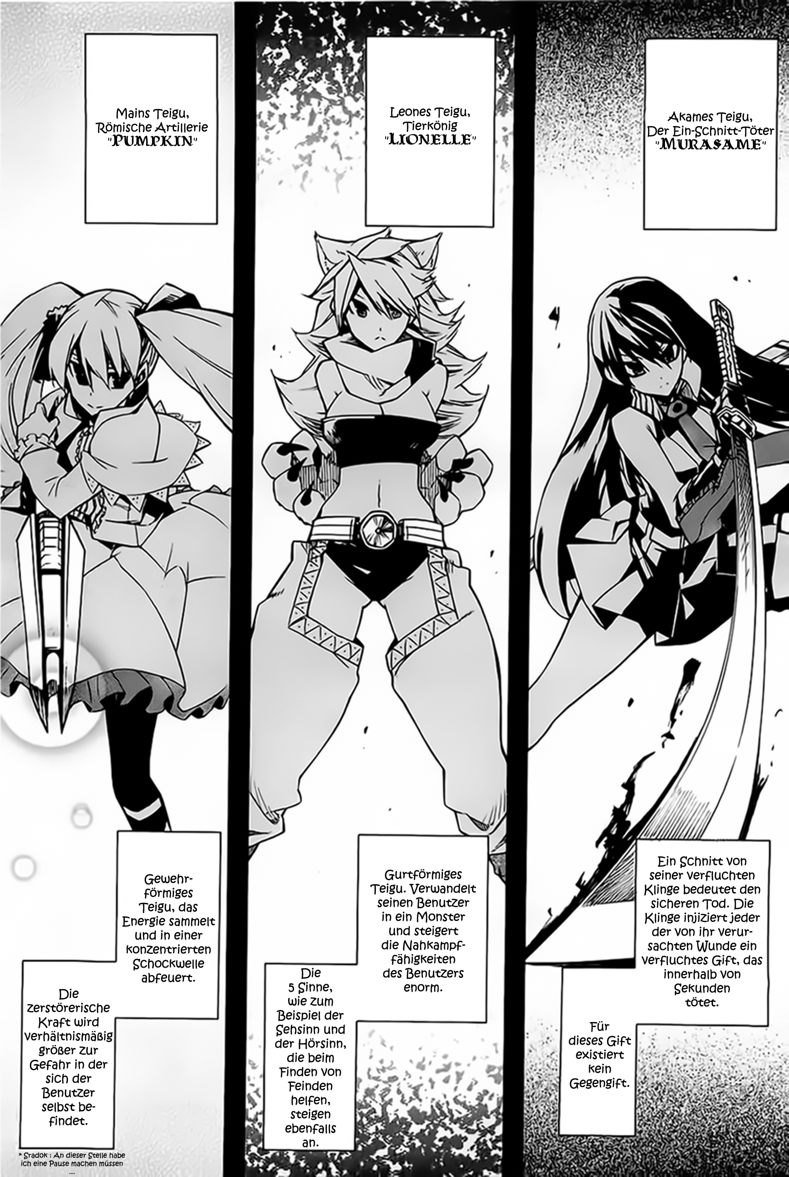 Read Akame ga Kill! DE Manga Online