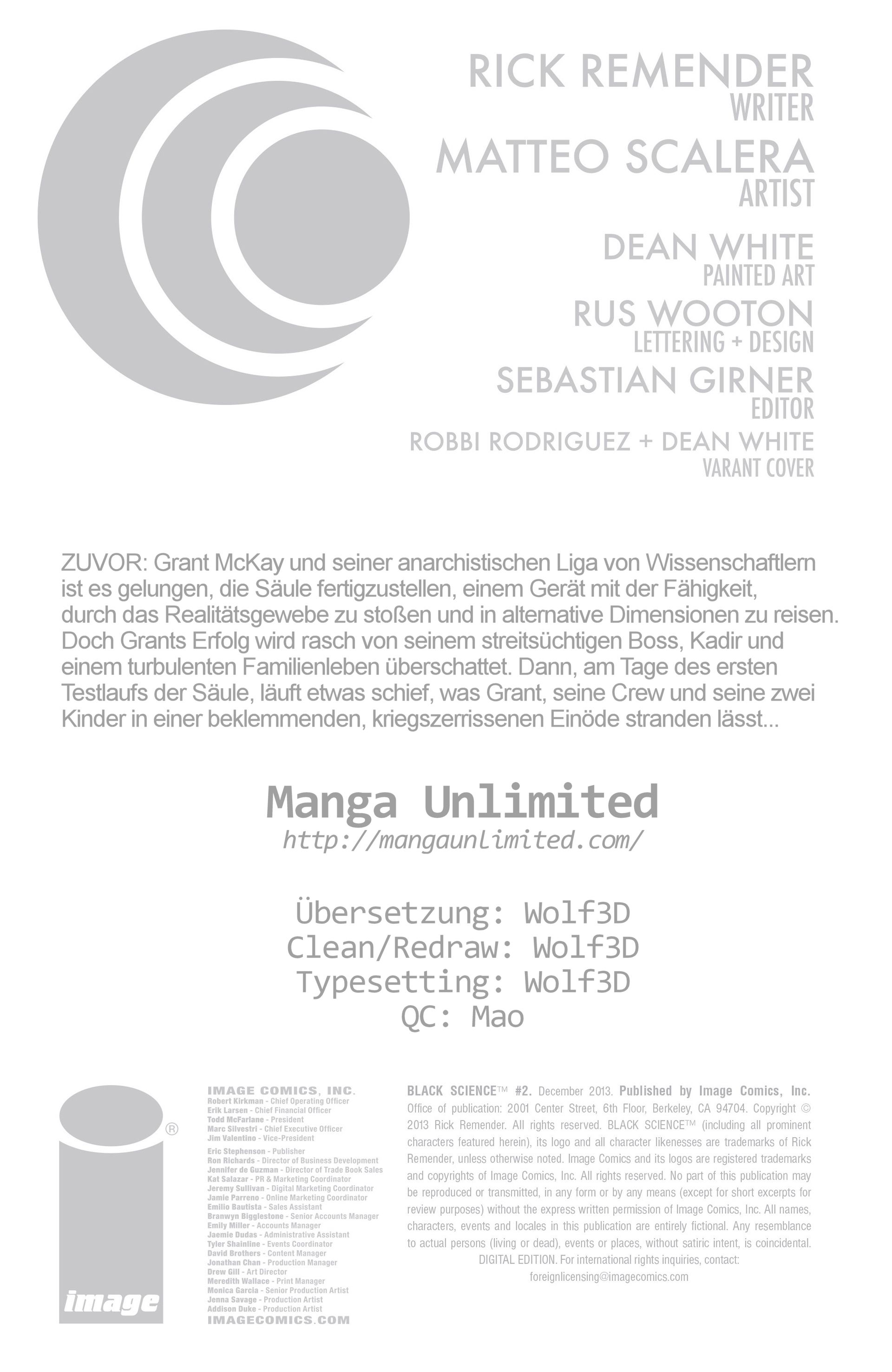 Read Black Science DE Manga Online