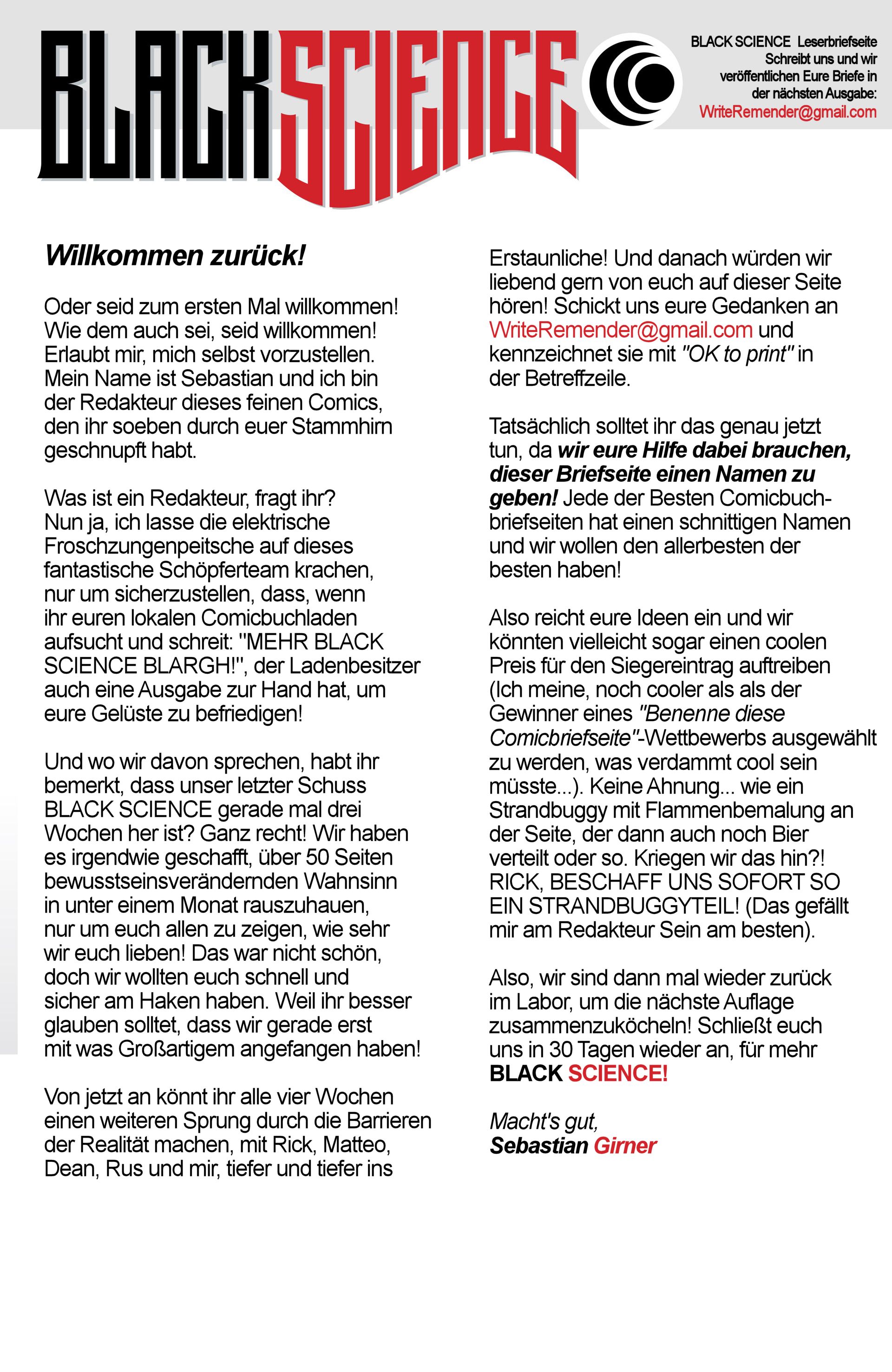 Read Black Science DE Manga Online