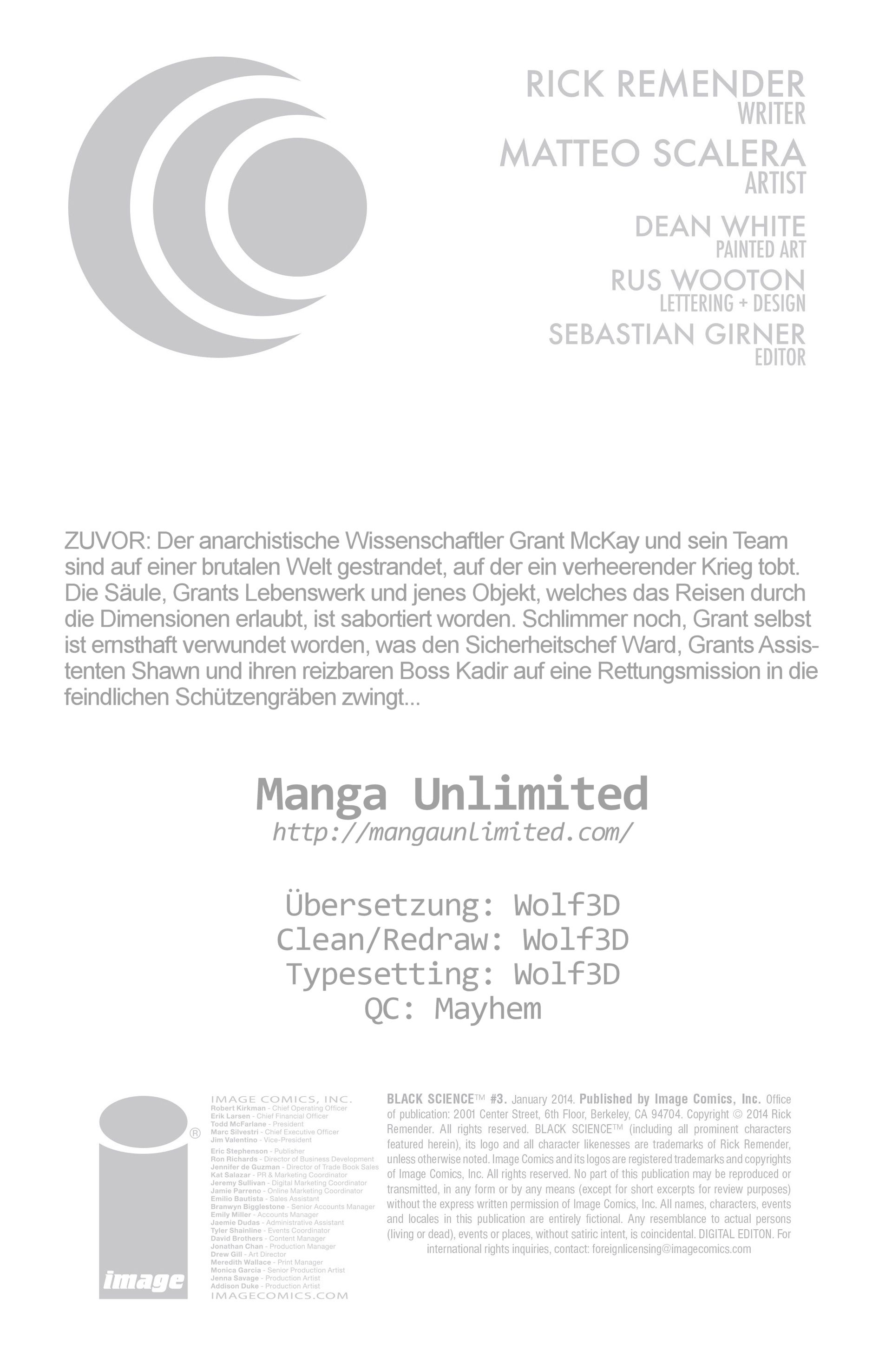 Read Black Science DE Manga Online