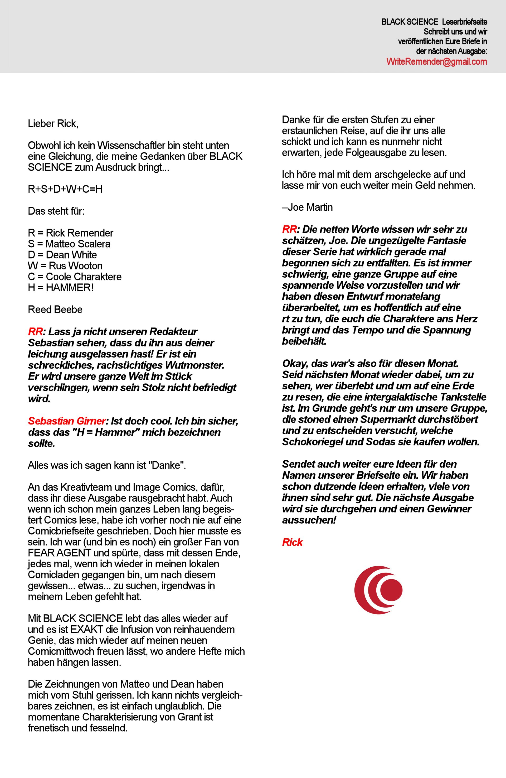 Read Black Science DE Manga Online