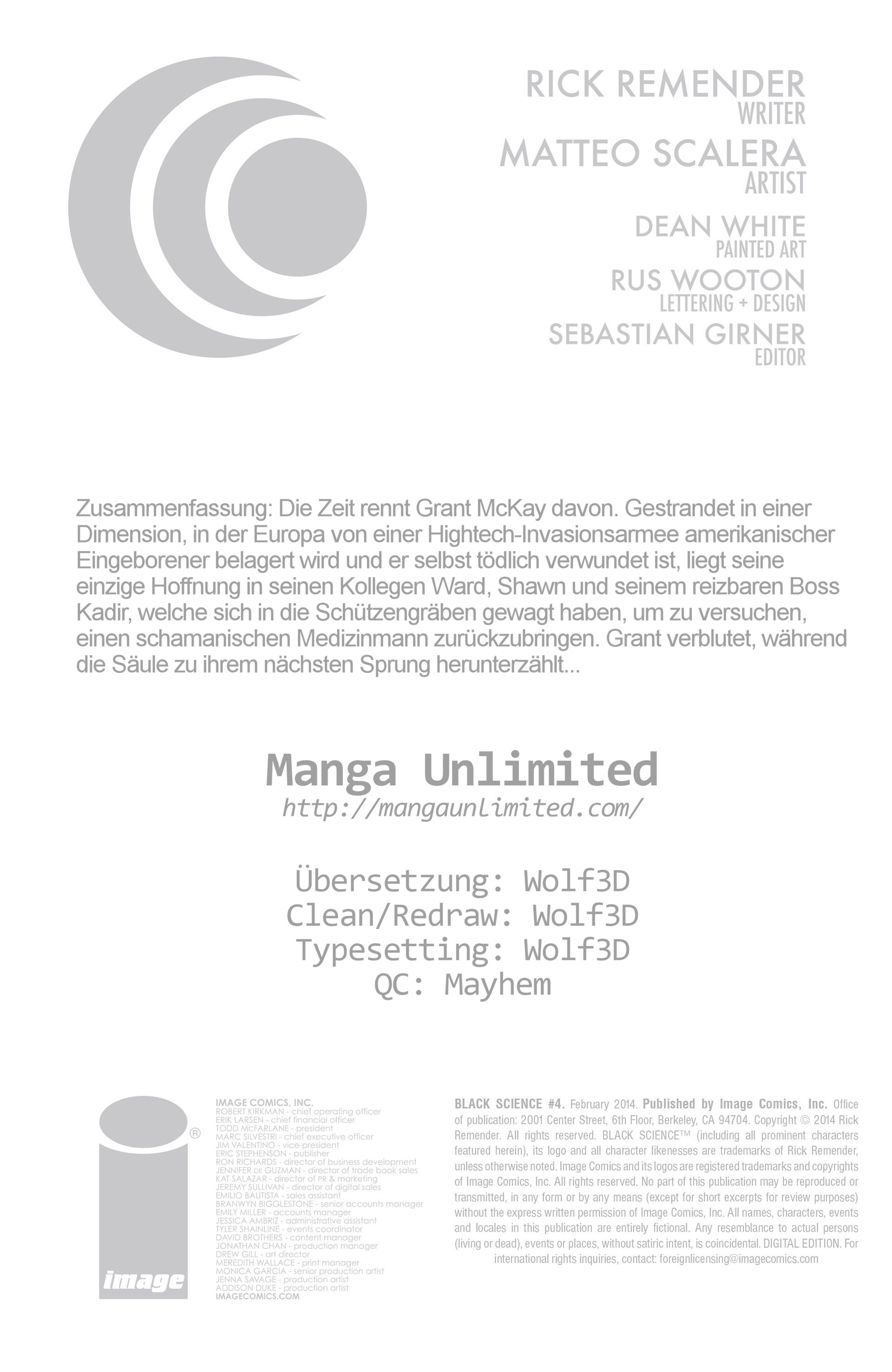 Read Black Science DE Manga Online