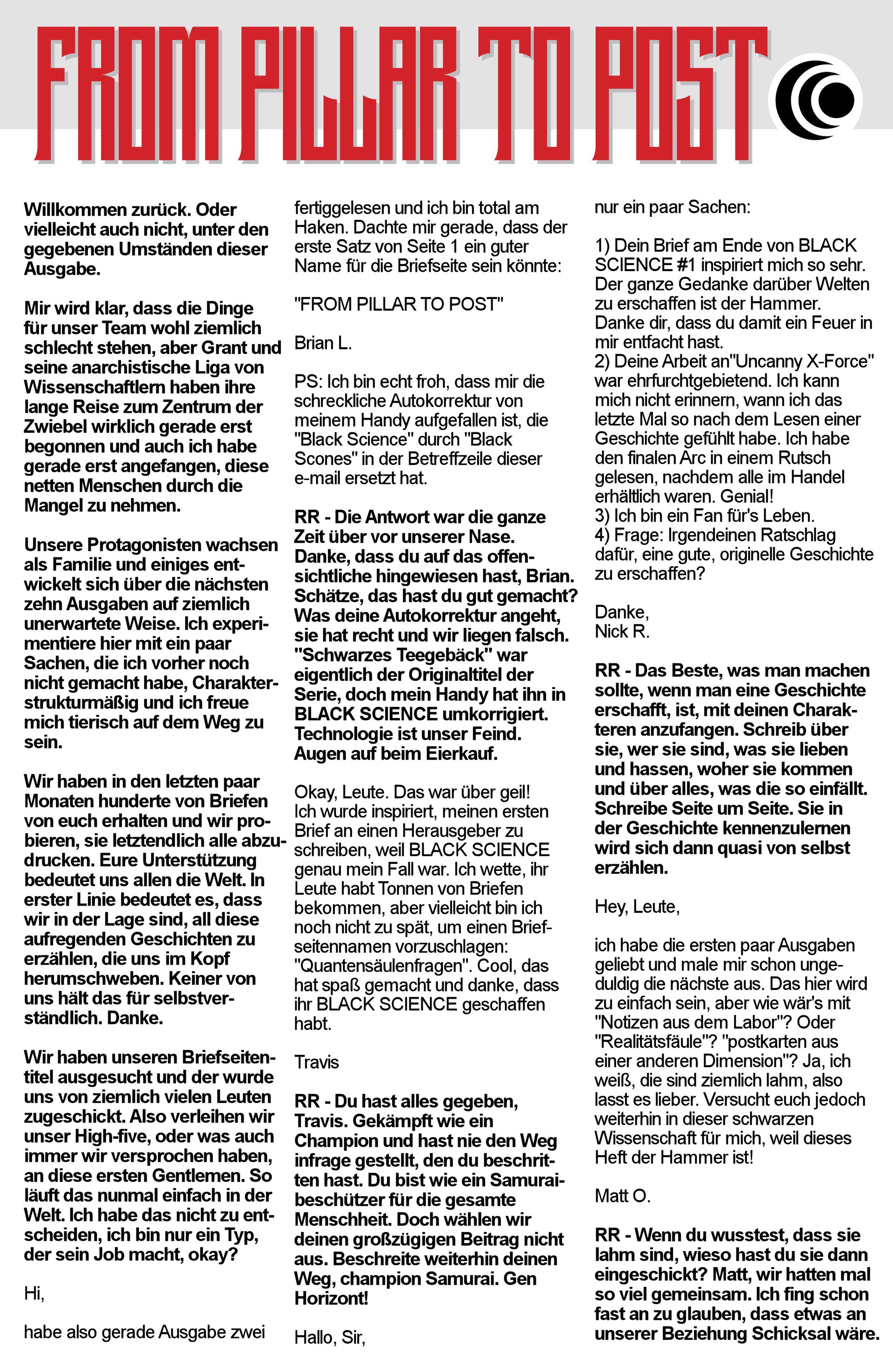 Read Black Science DE Manga Online