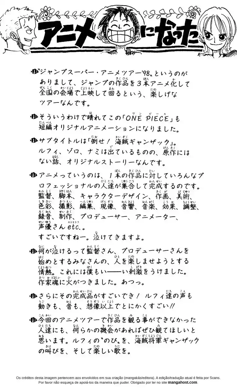 Read One Piece BR Manga Online