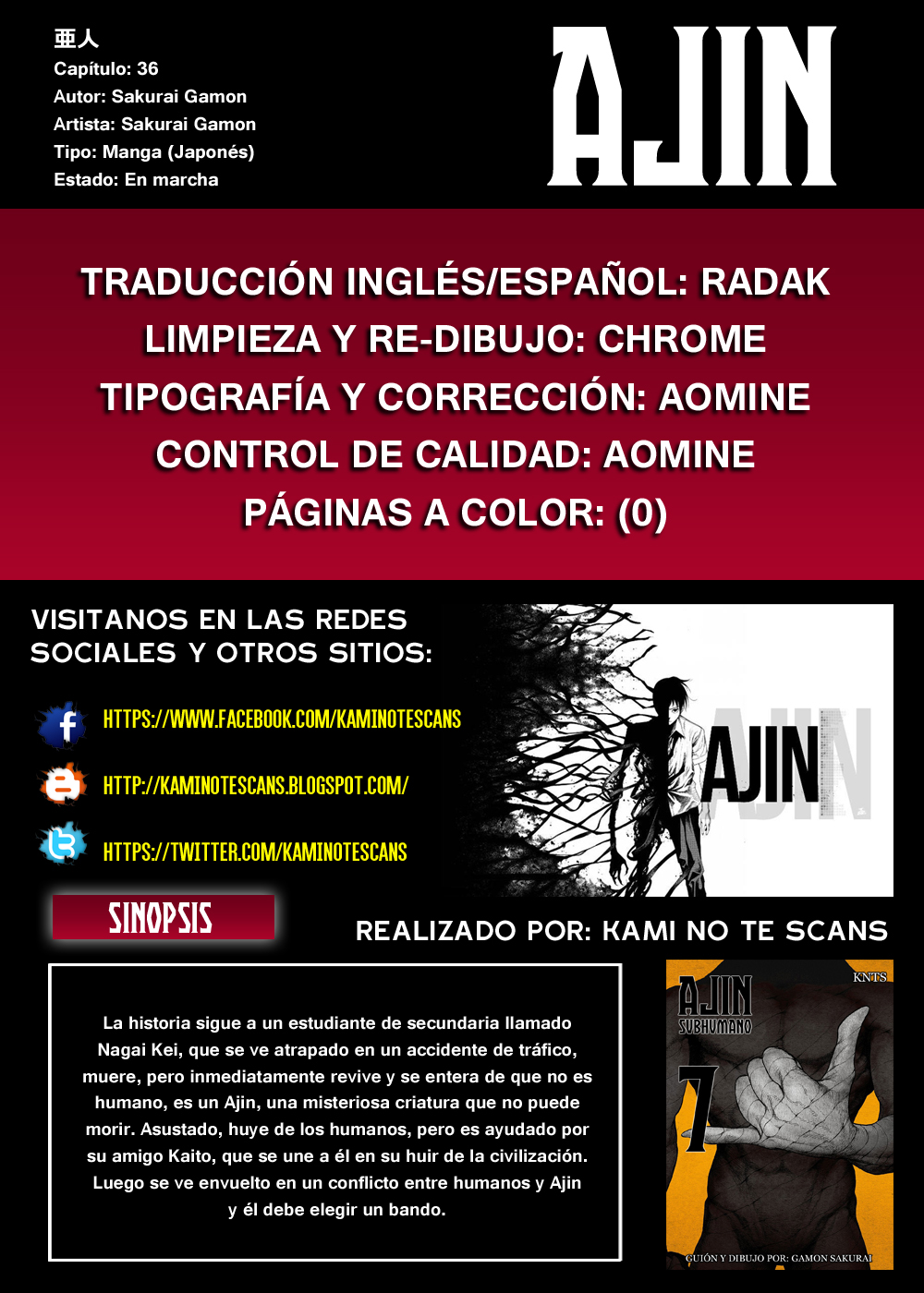 Read Ajin es Manga Online